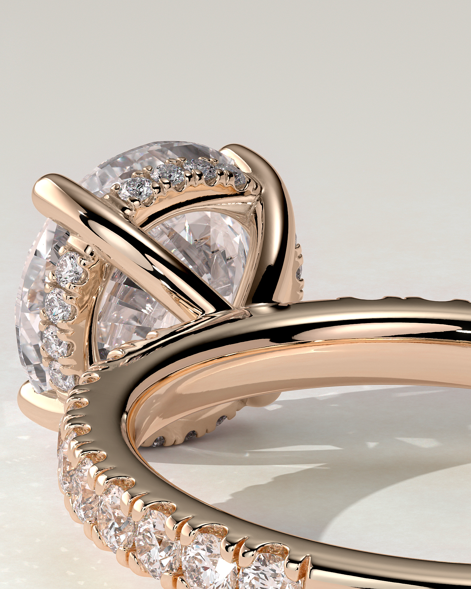 Charlie Solitaire Round Ring