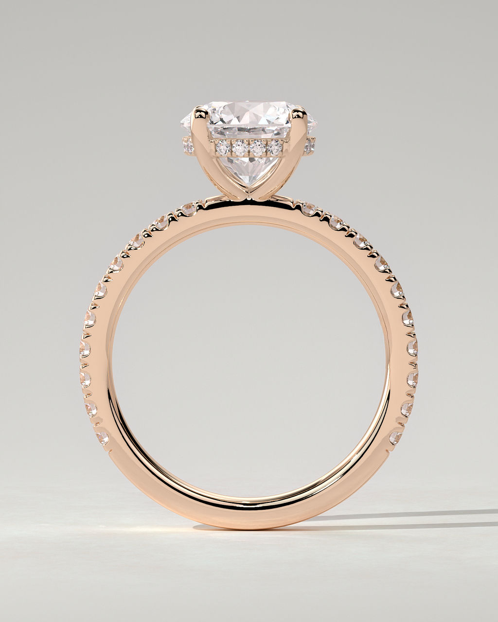 Charlie Solitaire Round Ring
