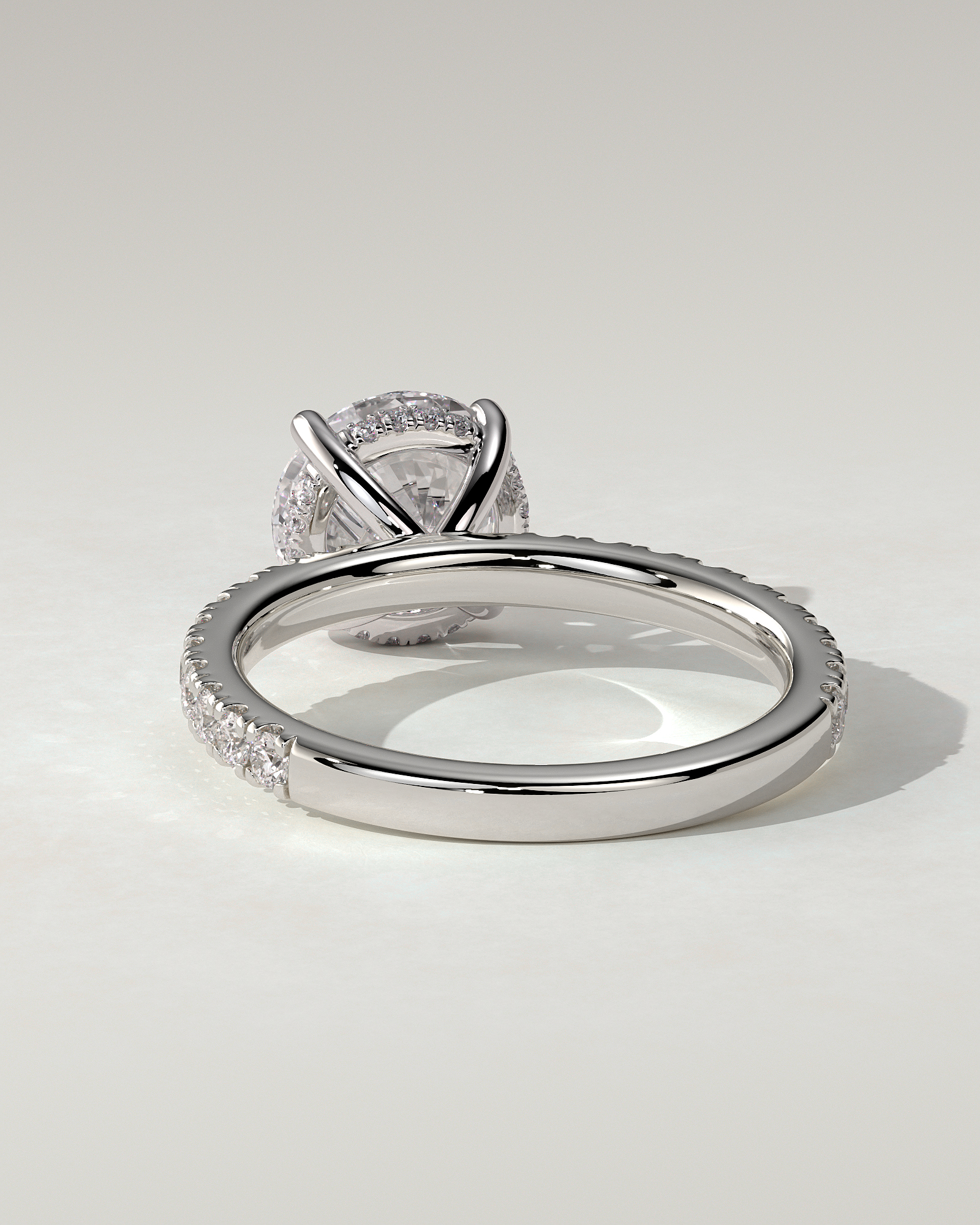 Charlie Solitaire Round Ring