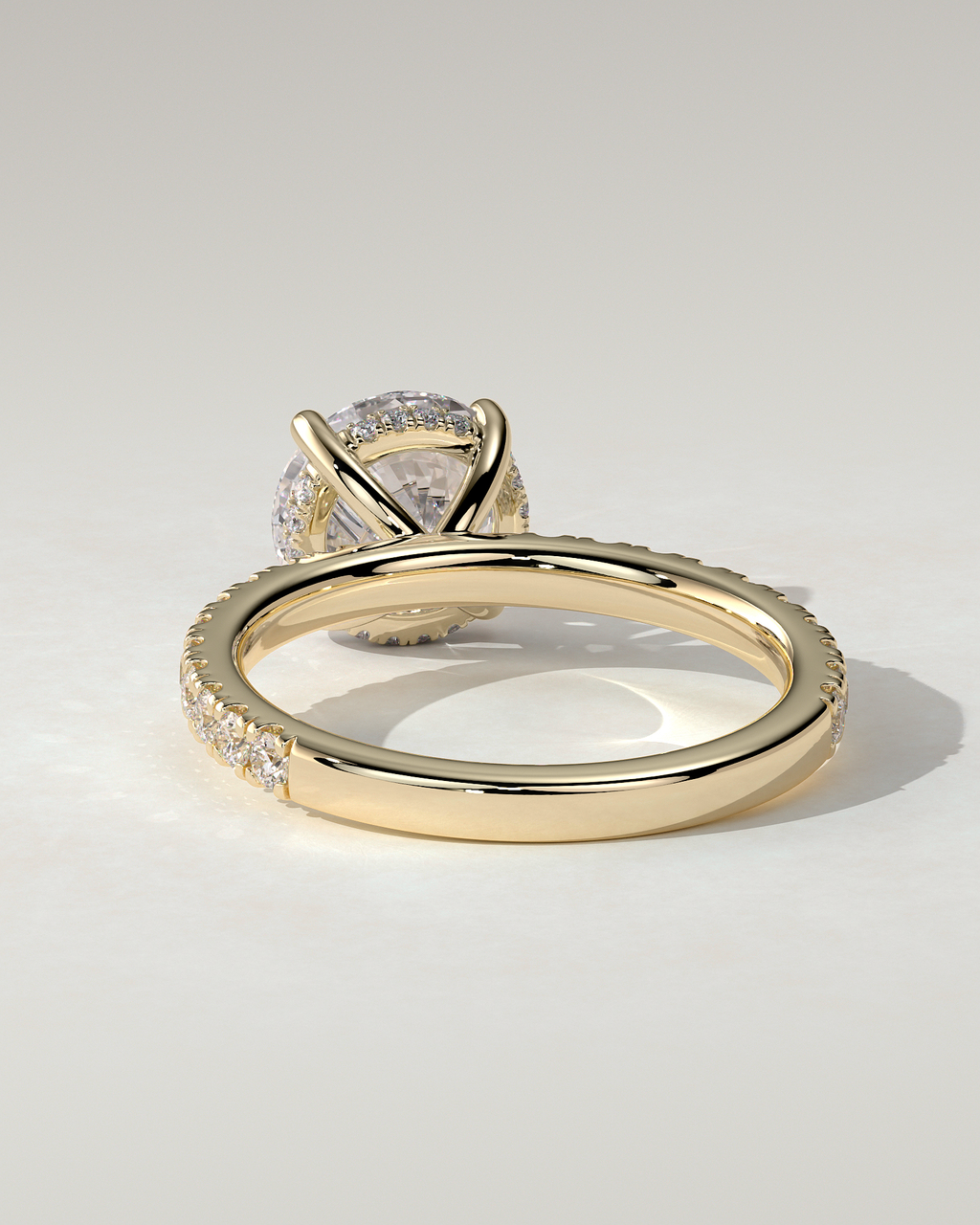Charlie Solitaire Round Ring