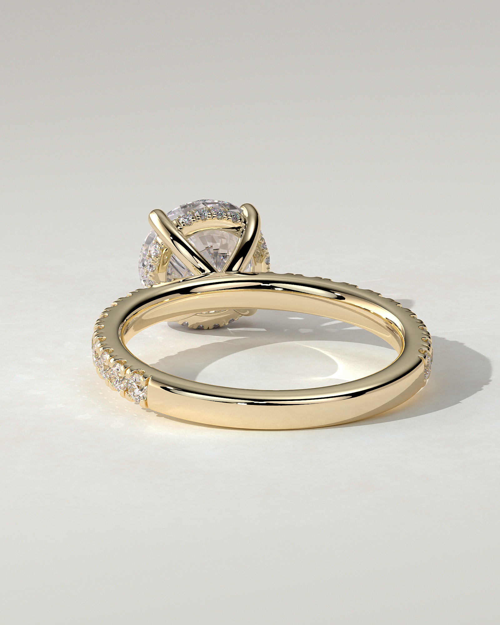 Charlie Solitaire Round Ring