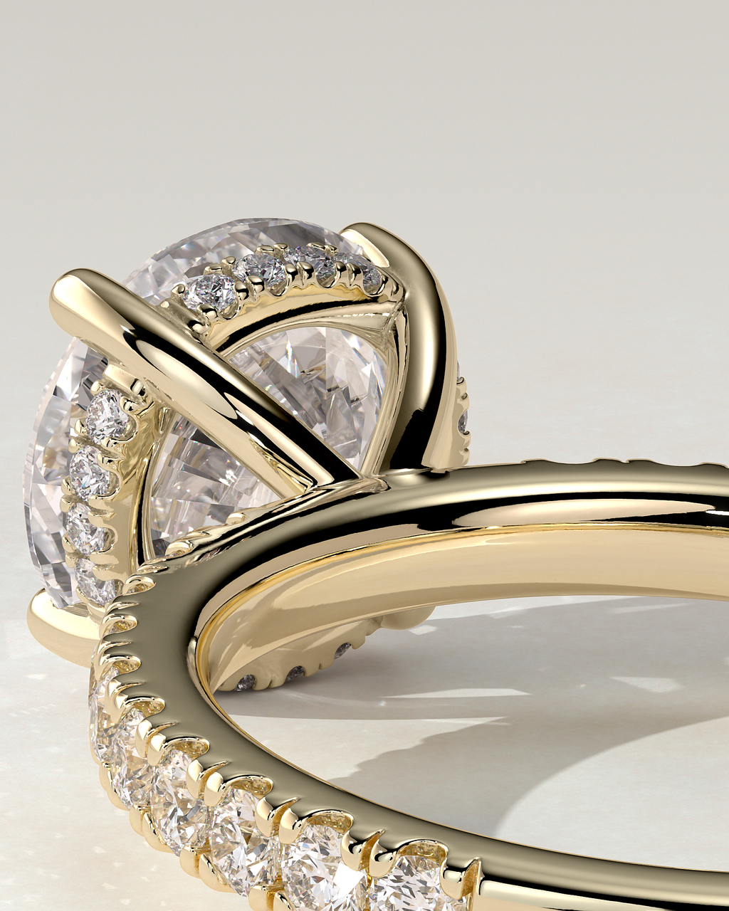 Charlie Solitaire Round Ring