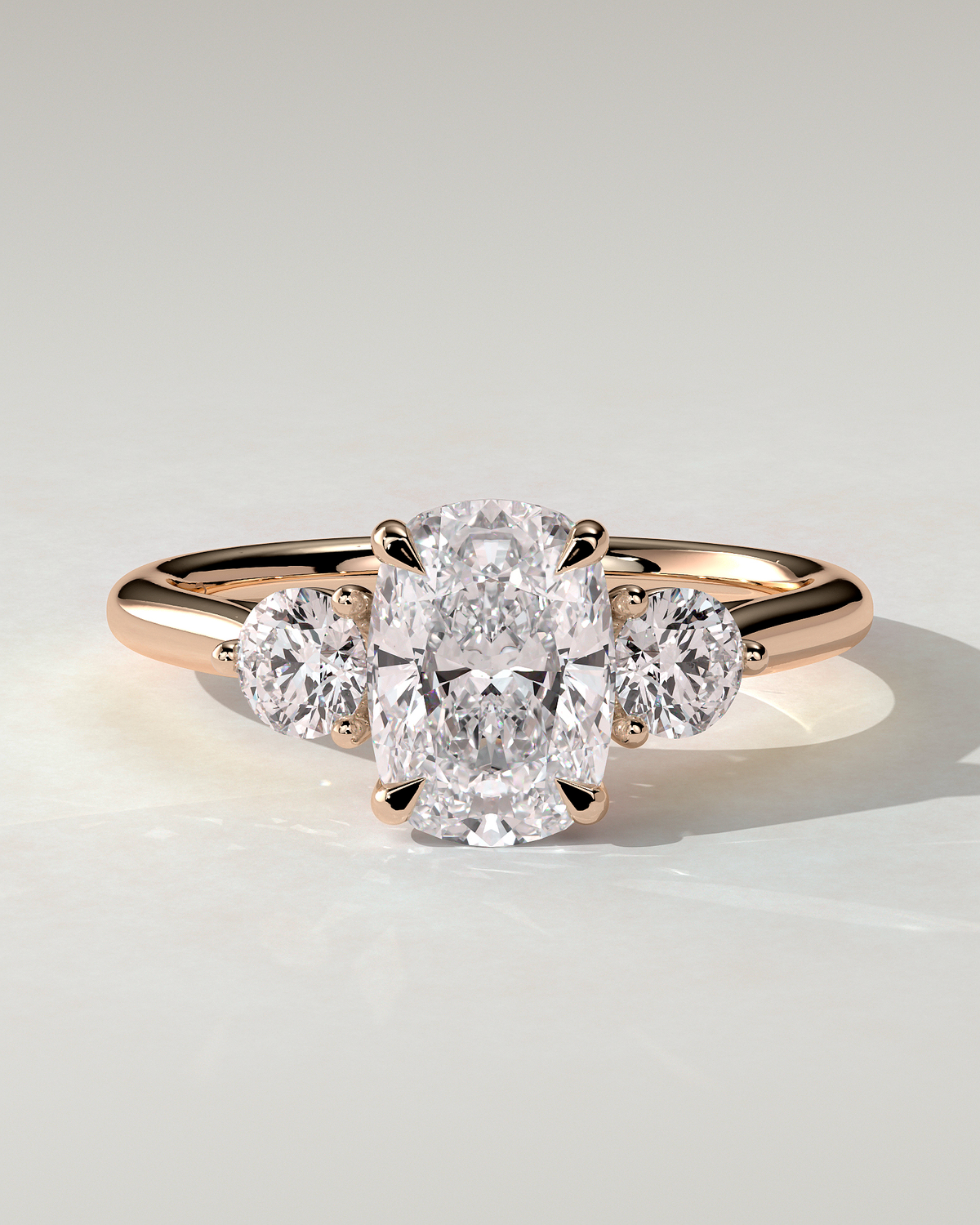 Charmaine Trilogy Cushion Ring