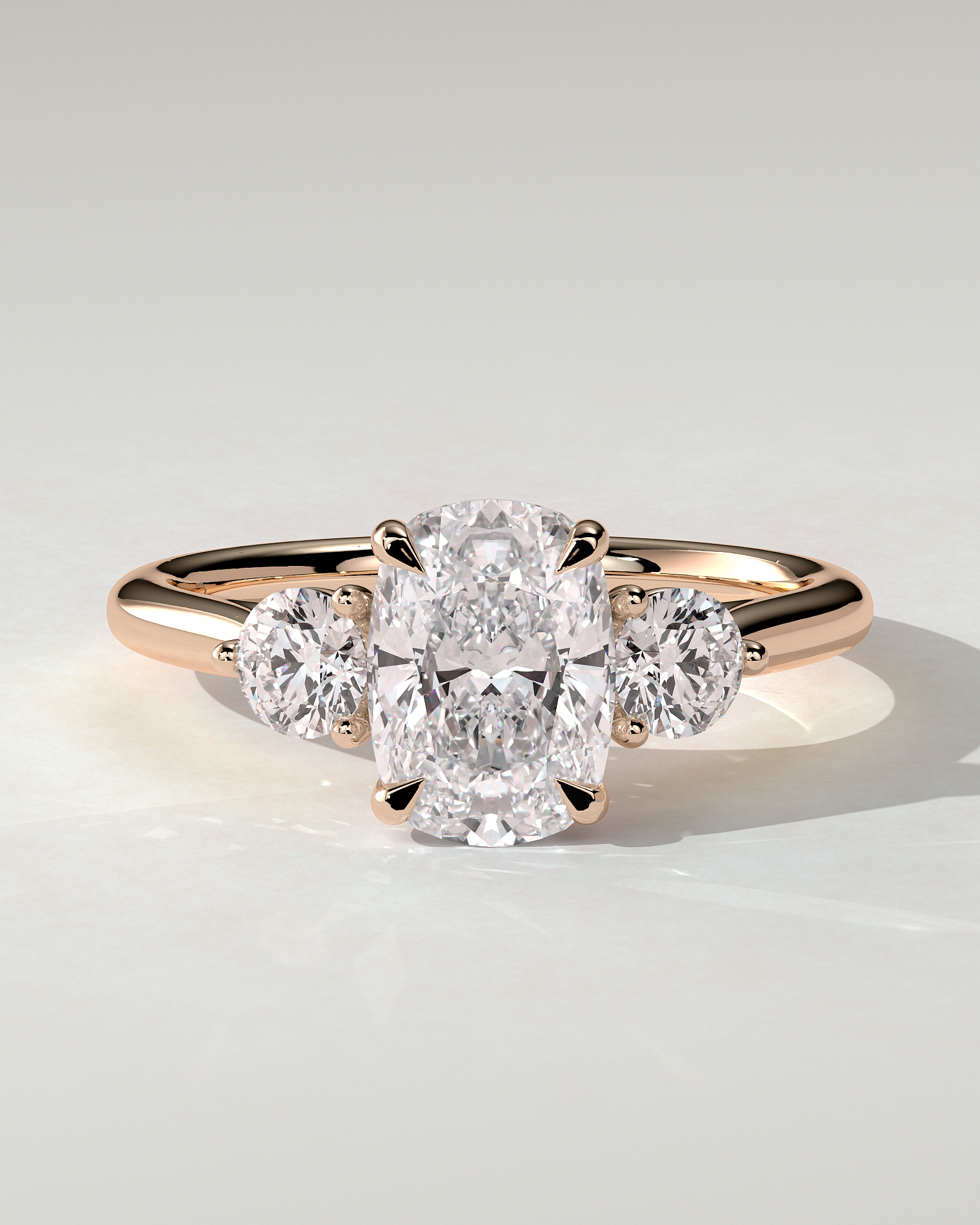 Charmaine Trilogy Cushion Ring
