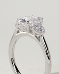 Charmaine Trilogy Cushion Ring