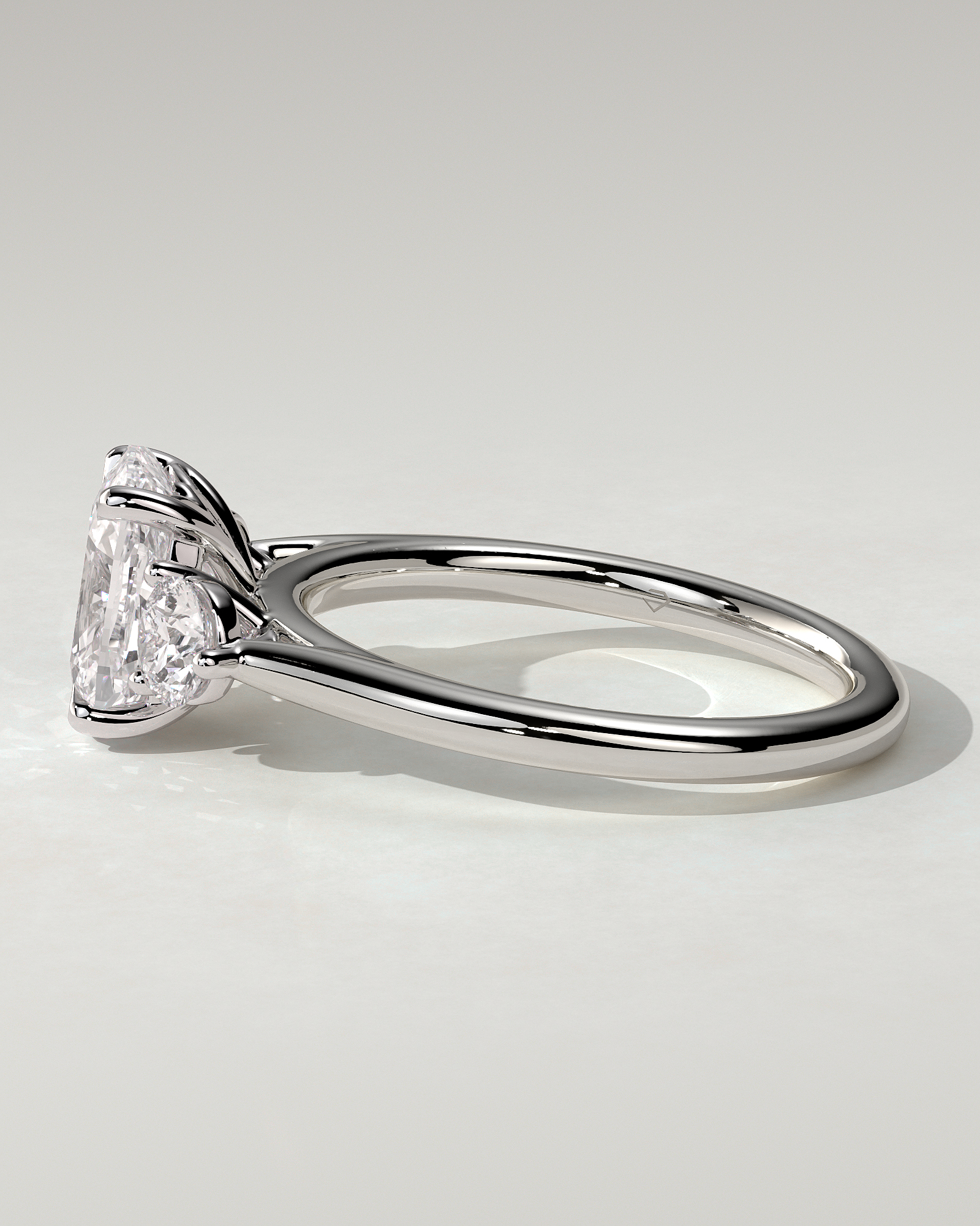 Charmaine Trilogy Cushion Ring