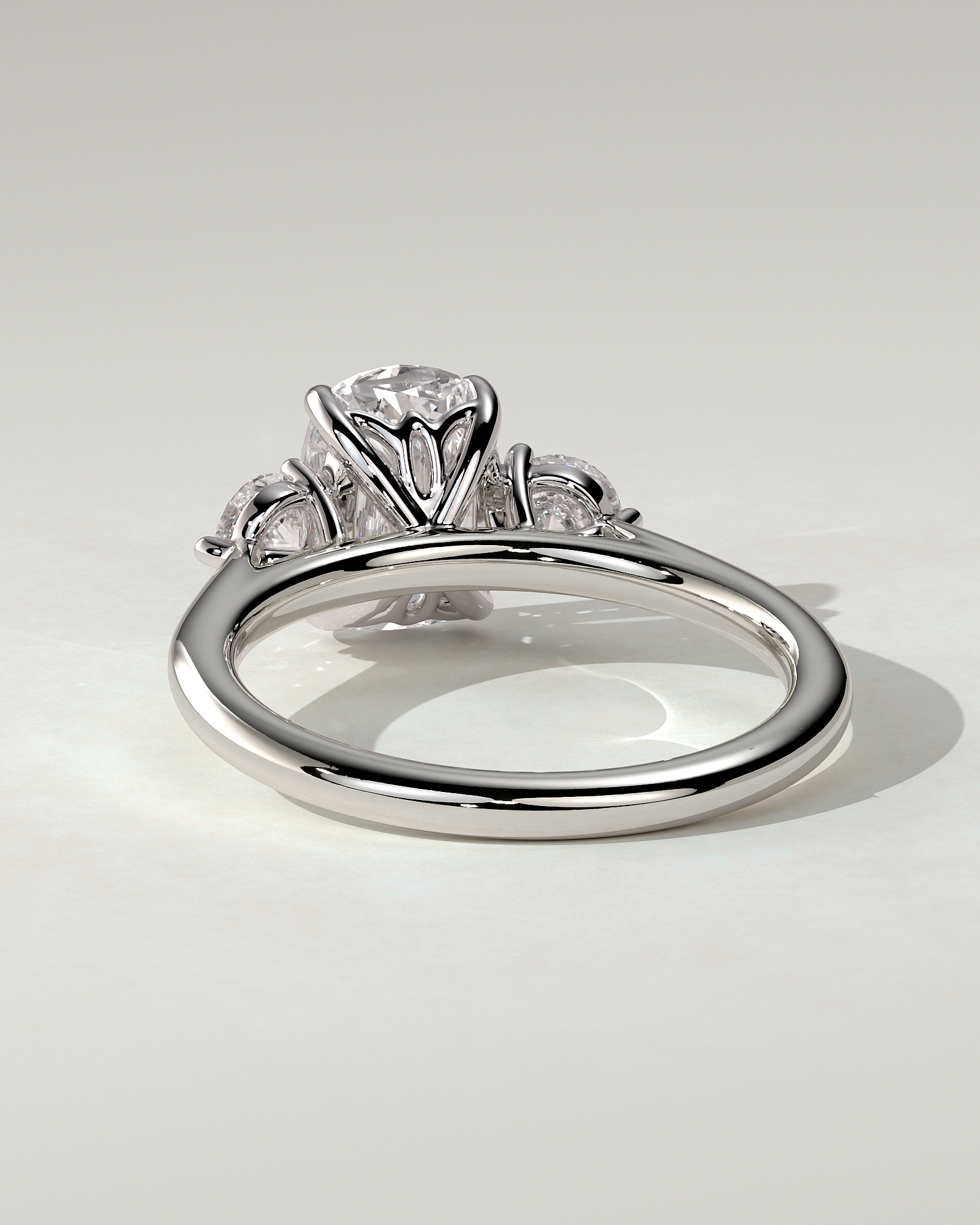 Charmaine Trilogy Cushion Ring