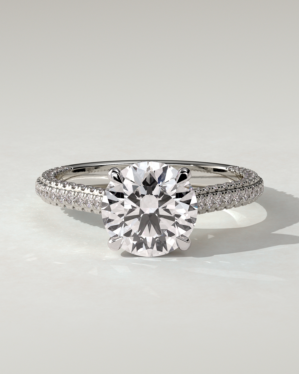 Chelsea Solitaire Round Ring