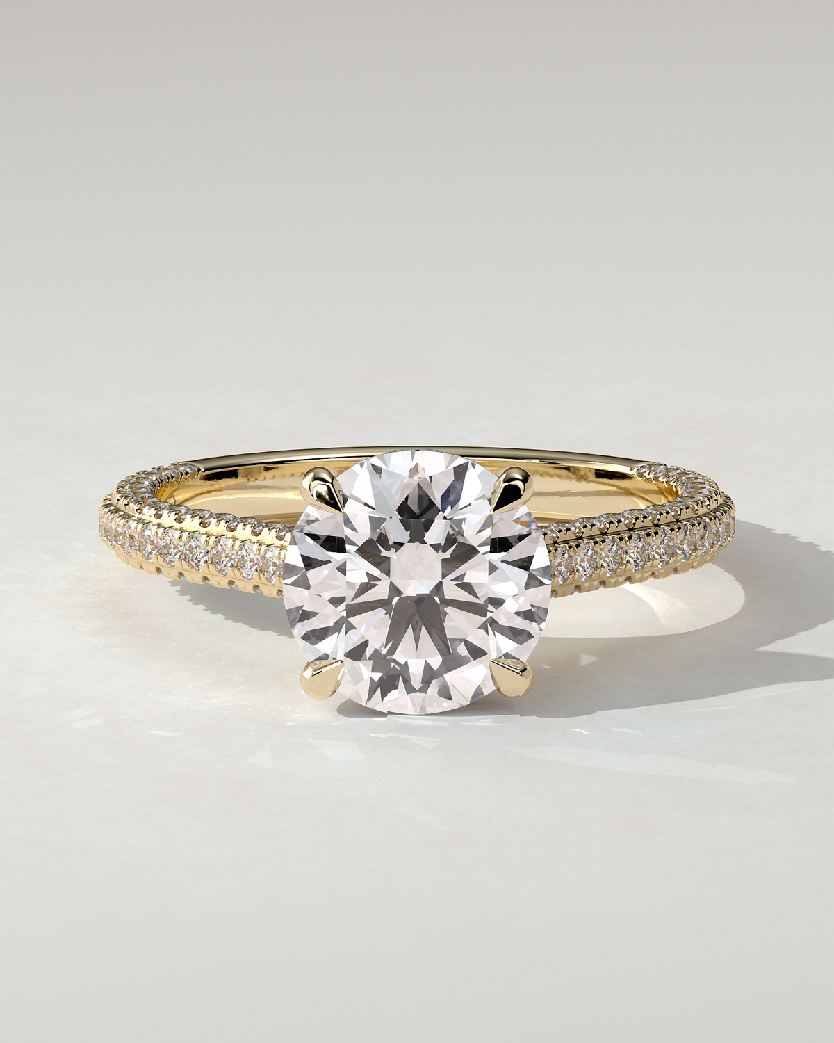 Chelsea Solitaire Round Ring