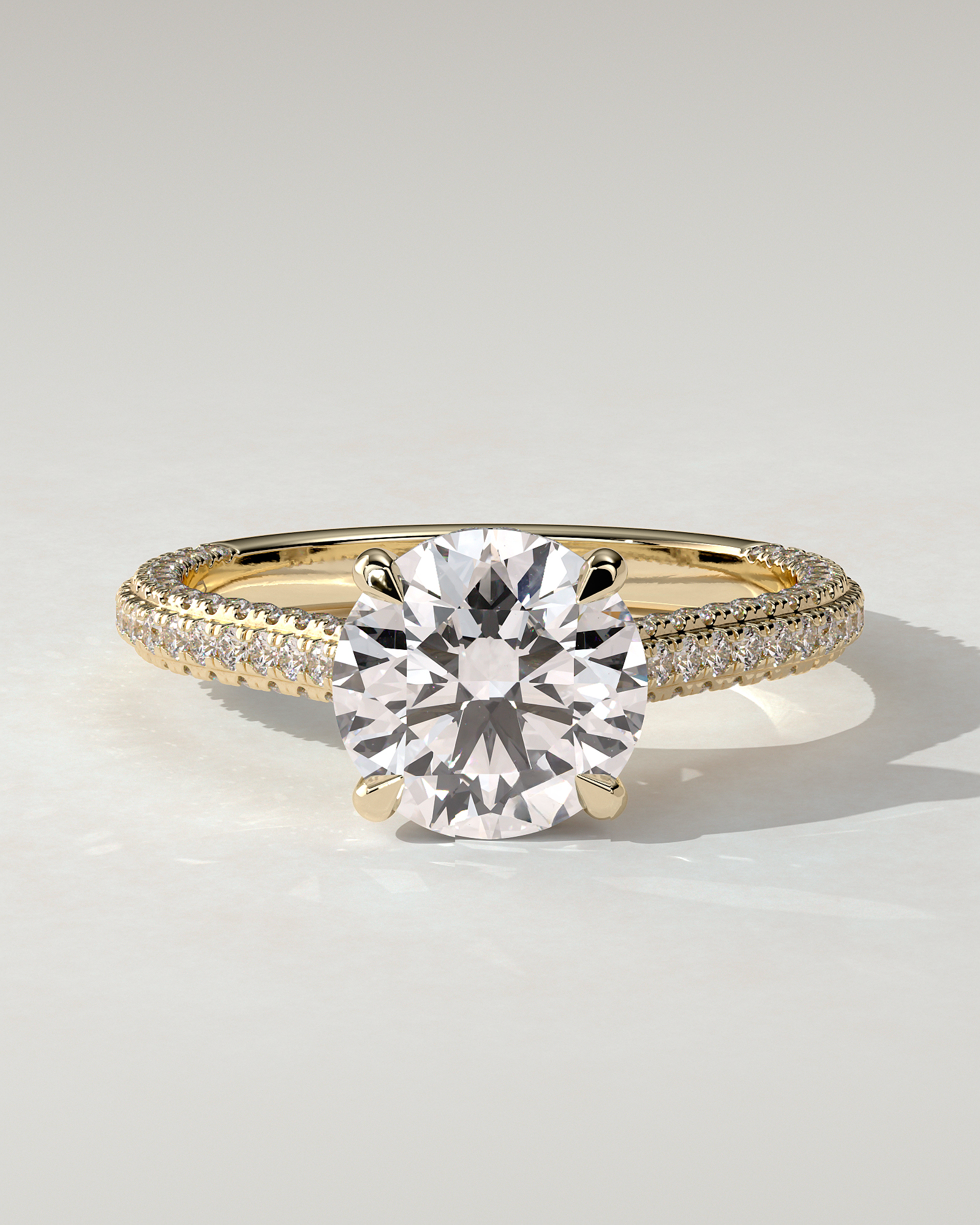 Chelsea Solitaire Round Ring