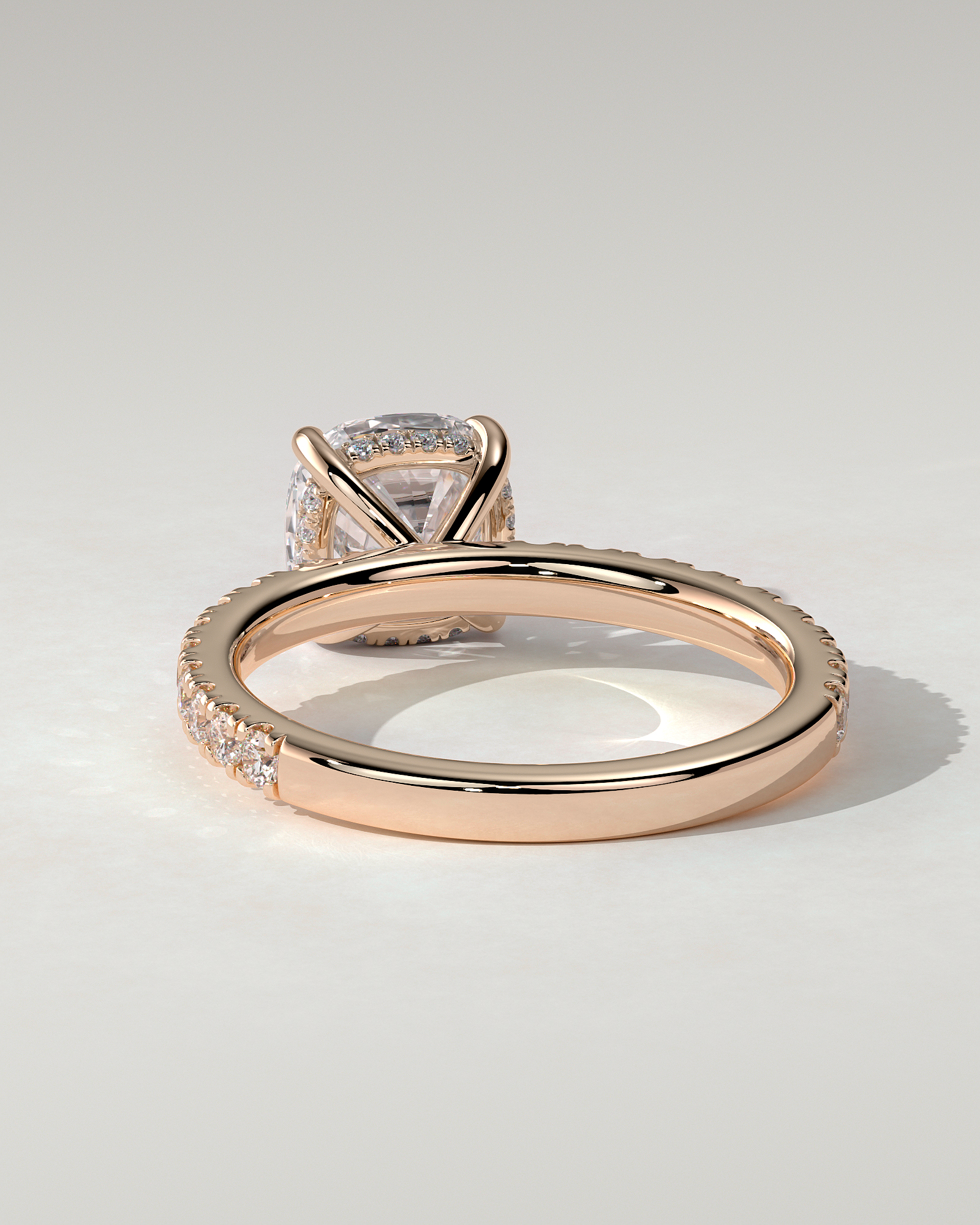 Claudia Solitaire Cushion Ring