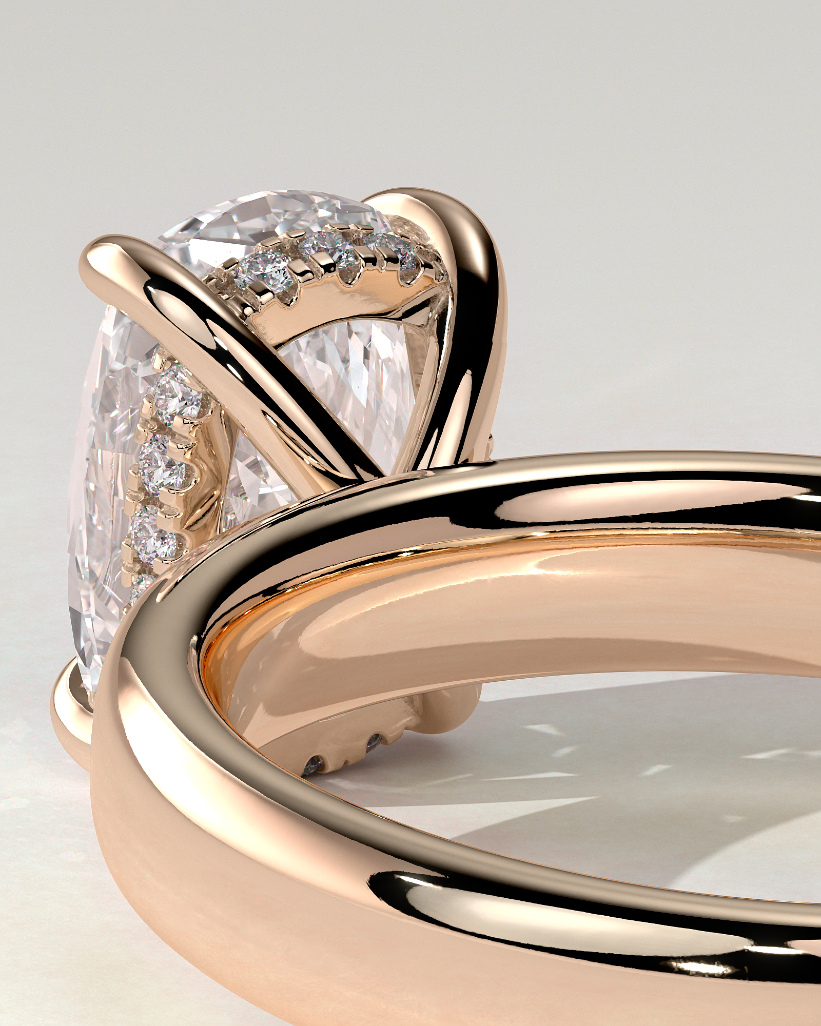 Cora Solitaire Cushion Ring