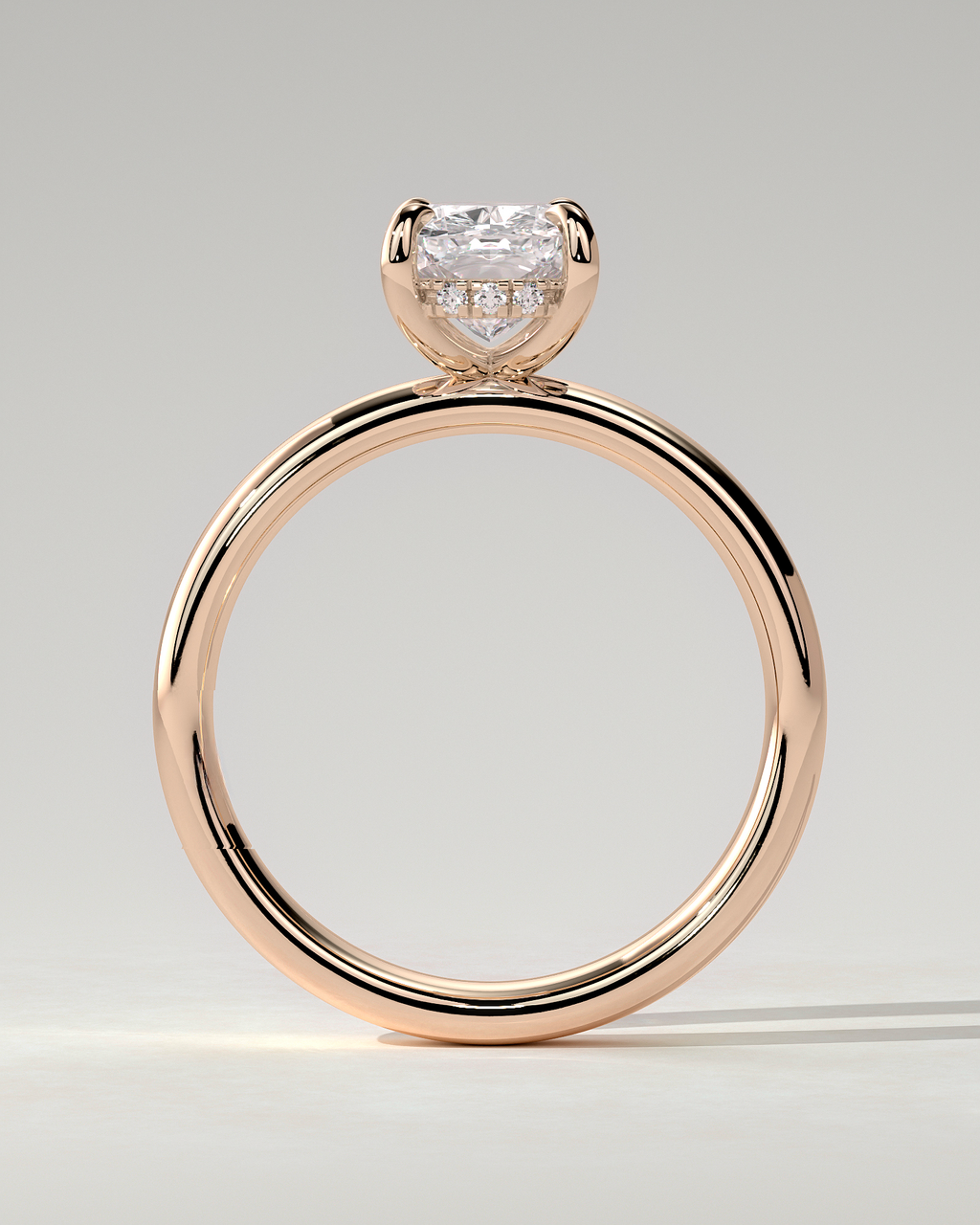 Cora Solitaire Cushion Ring