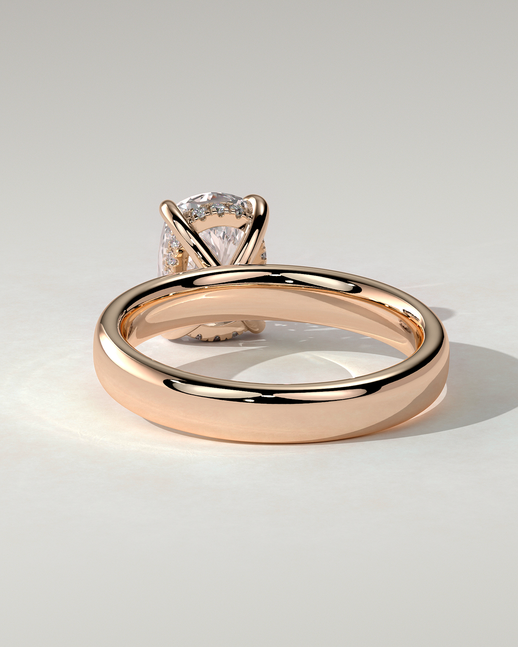 Cora Solitaire Cushion Ring