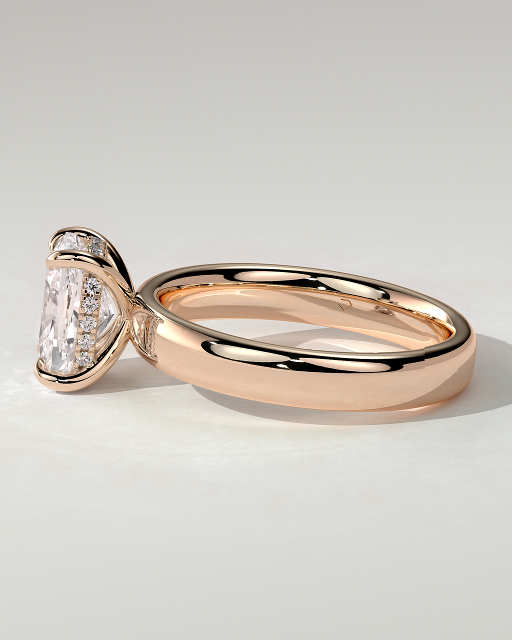 Cora Solitaire Cushion Ring