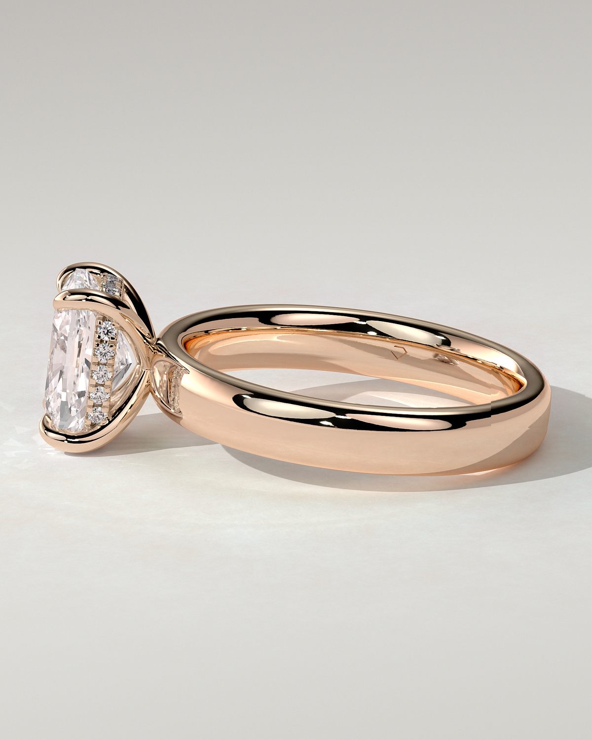 Cora Solitaire Cushion Ring