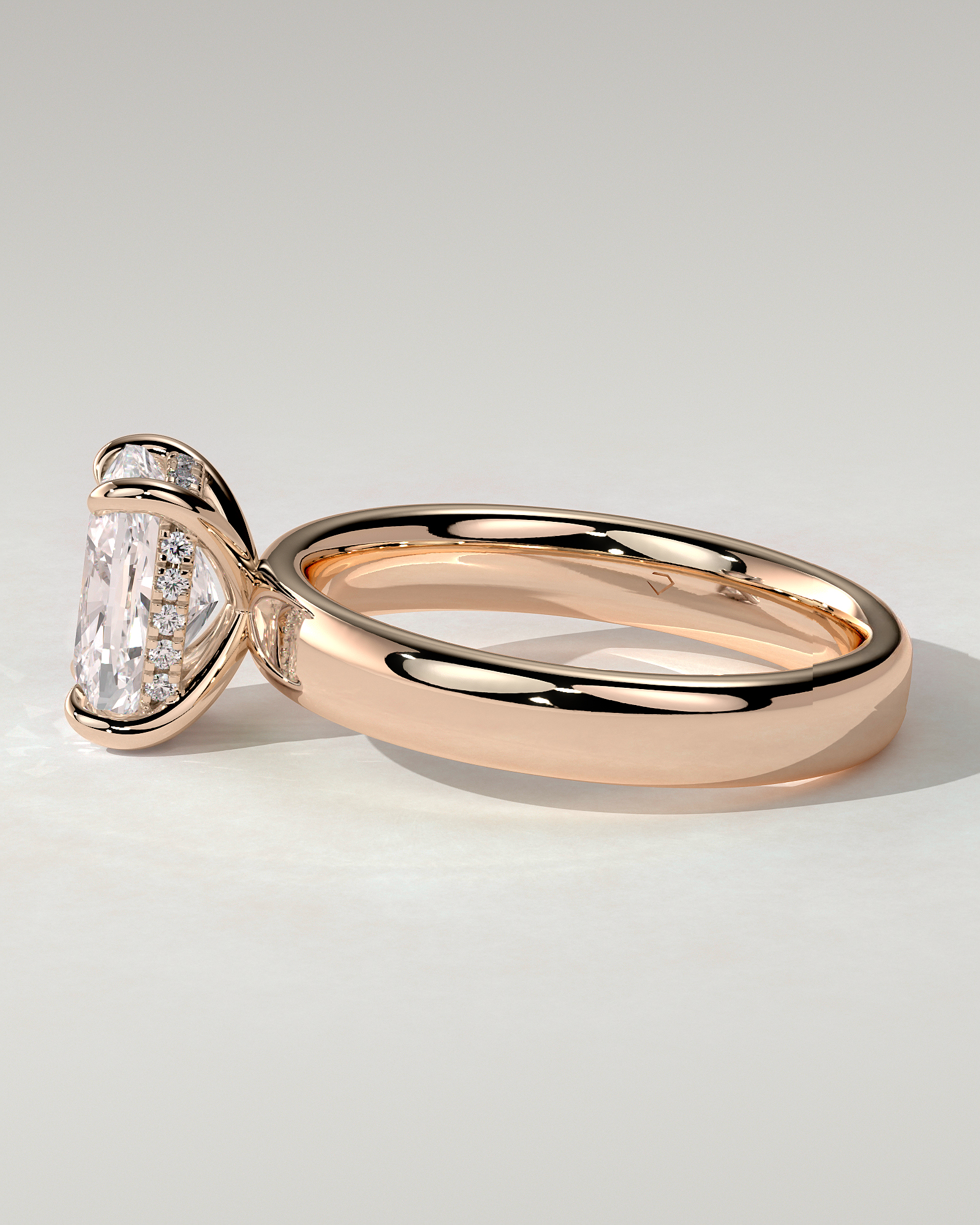 Cora Solitaire Cushion Ring