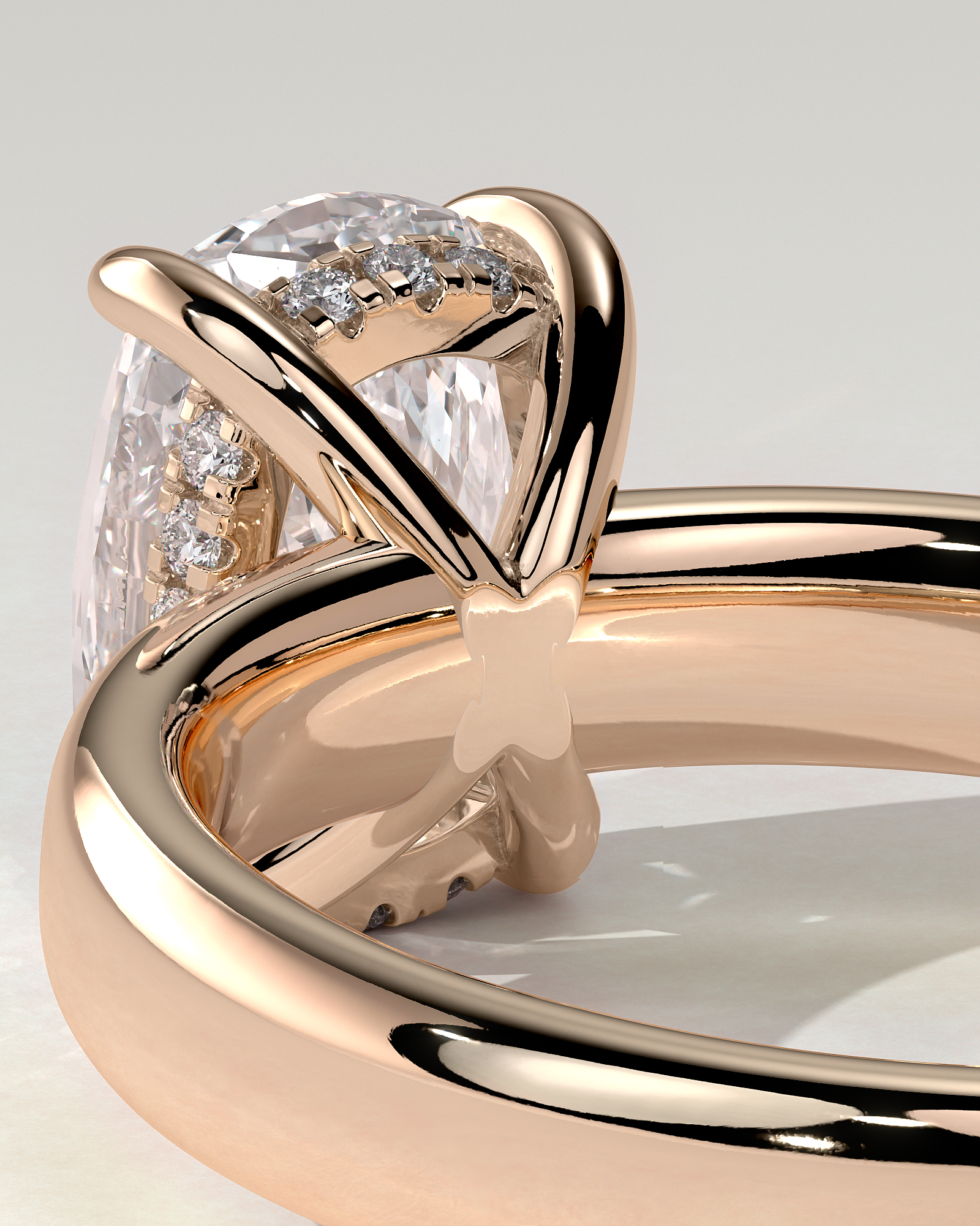 Cora Solitaire Cushion Ring