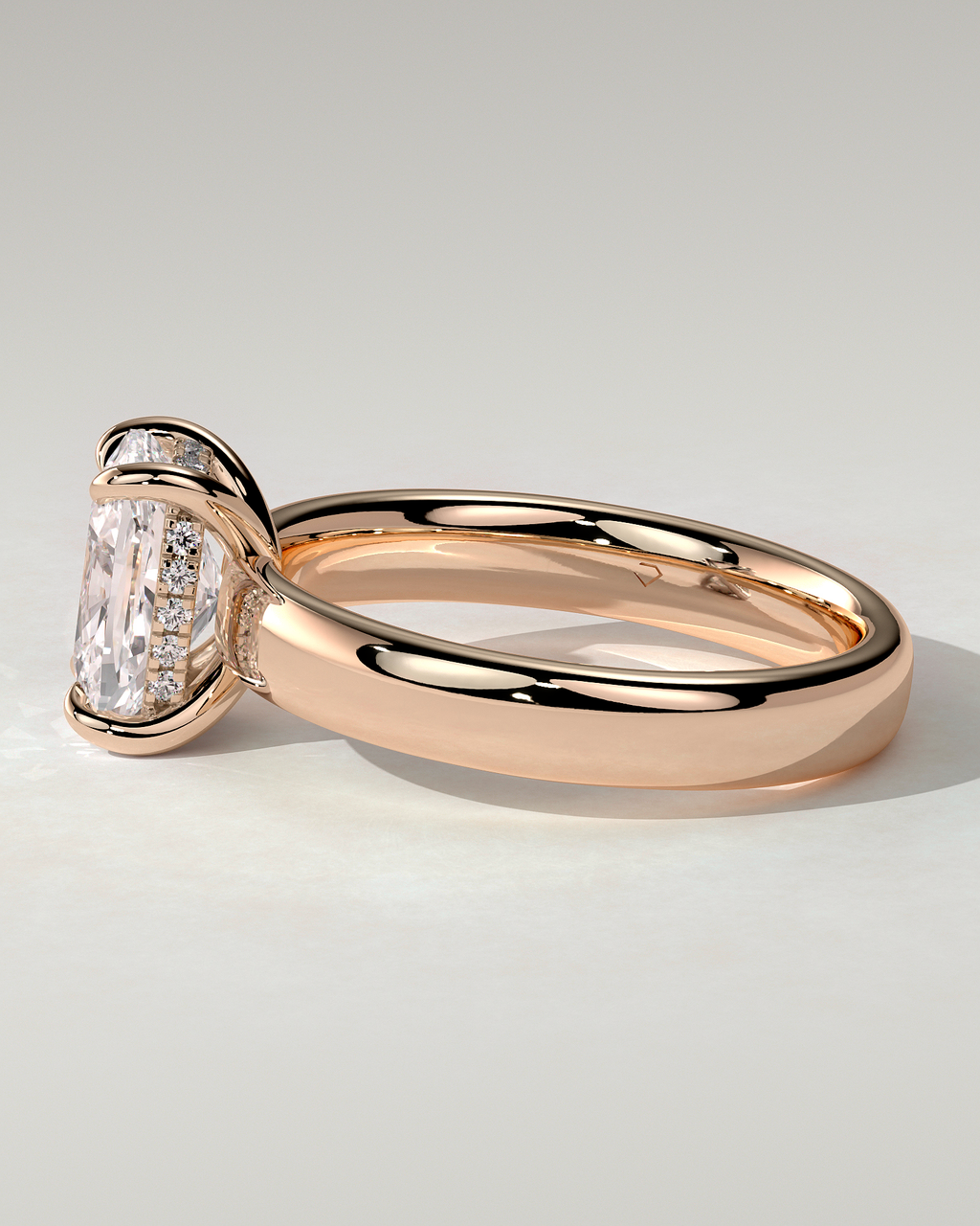 Cora Solitaire Cushion Ring