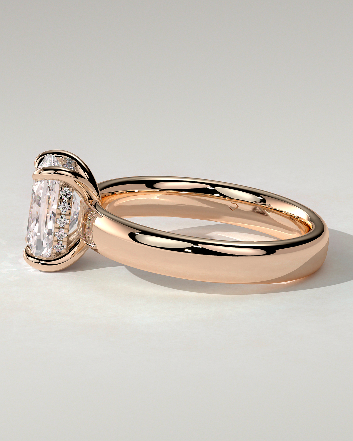Cora Solitaire Cushion Ring