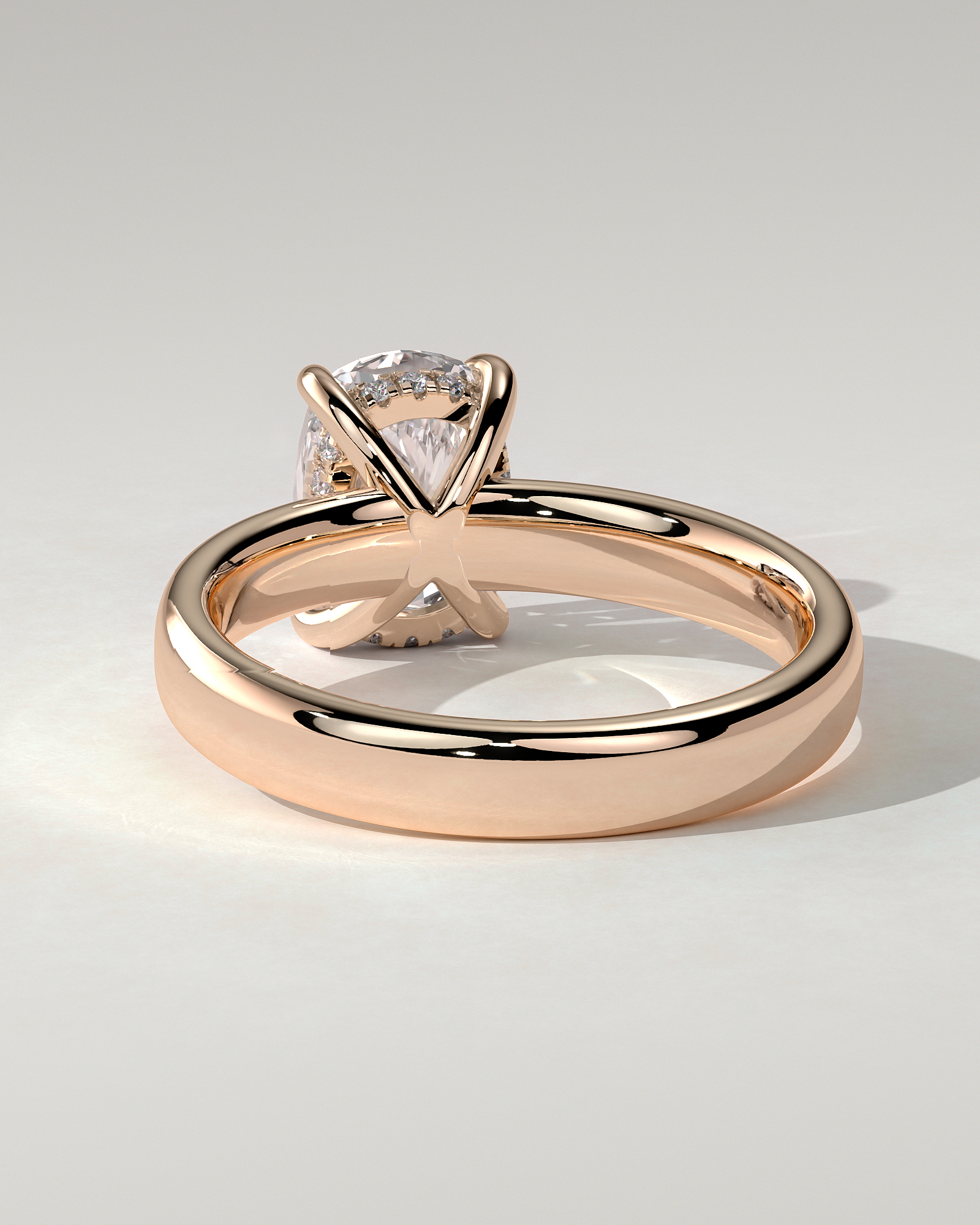 Cora Solitaire Cushion Ring