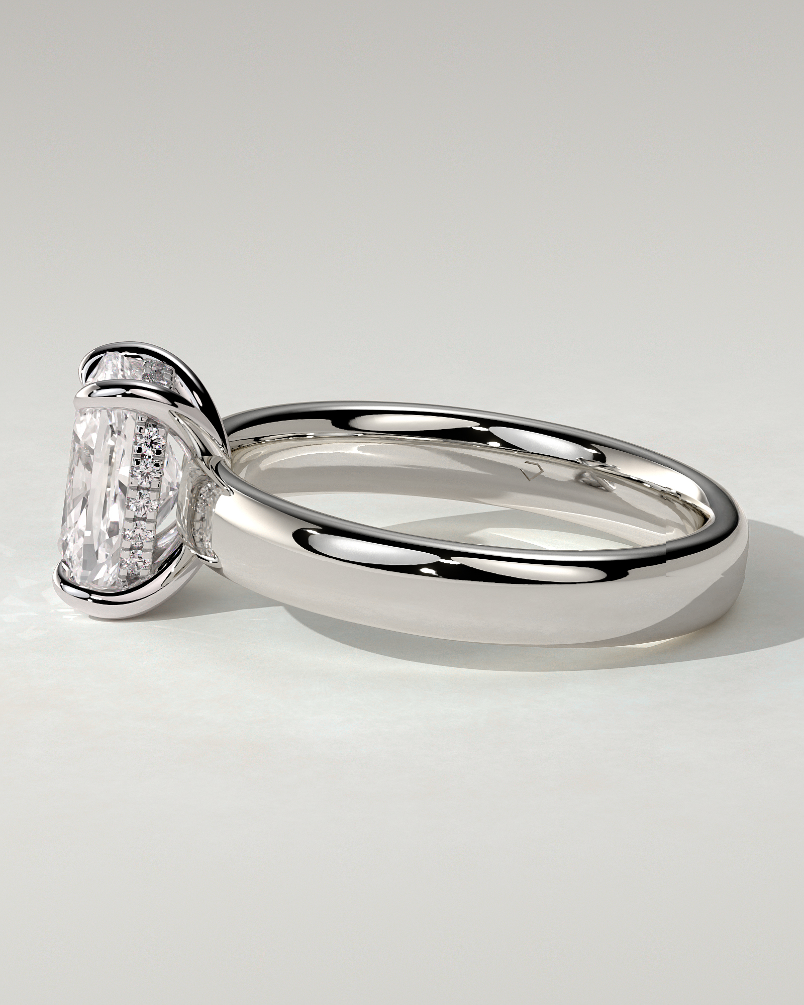 Cora Solitaire Cushion Ring