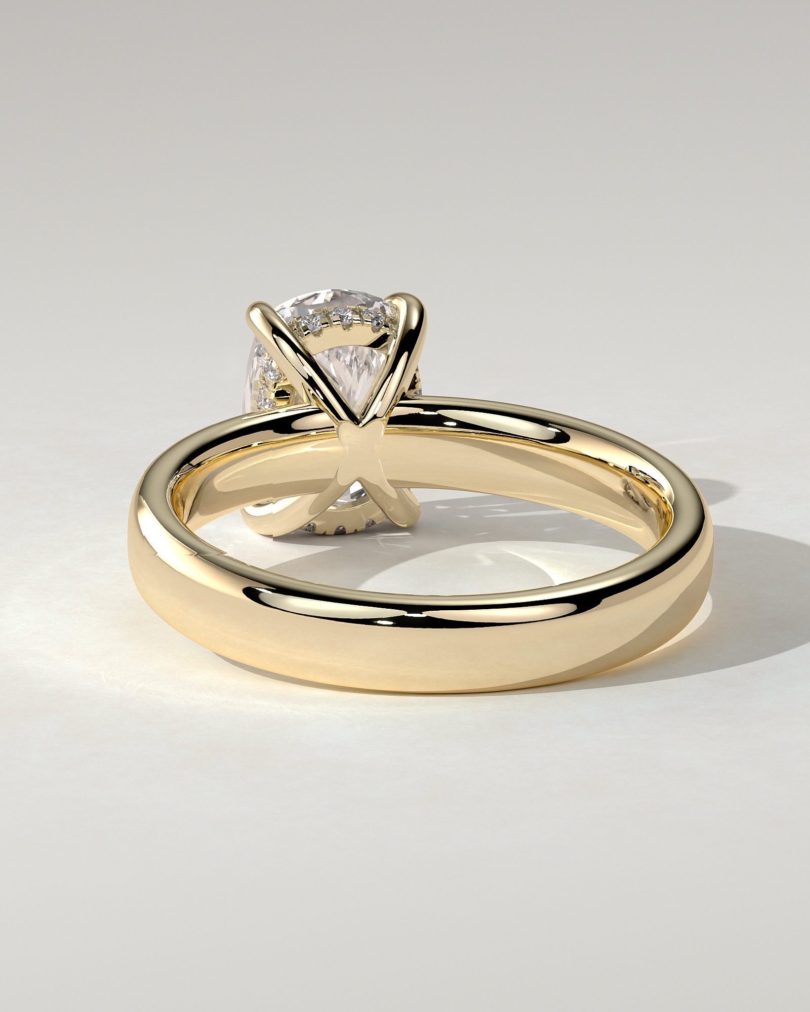 Cora Solitaire Cushion Ring