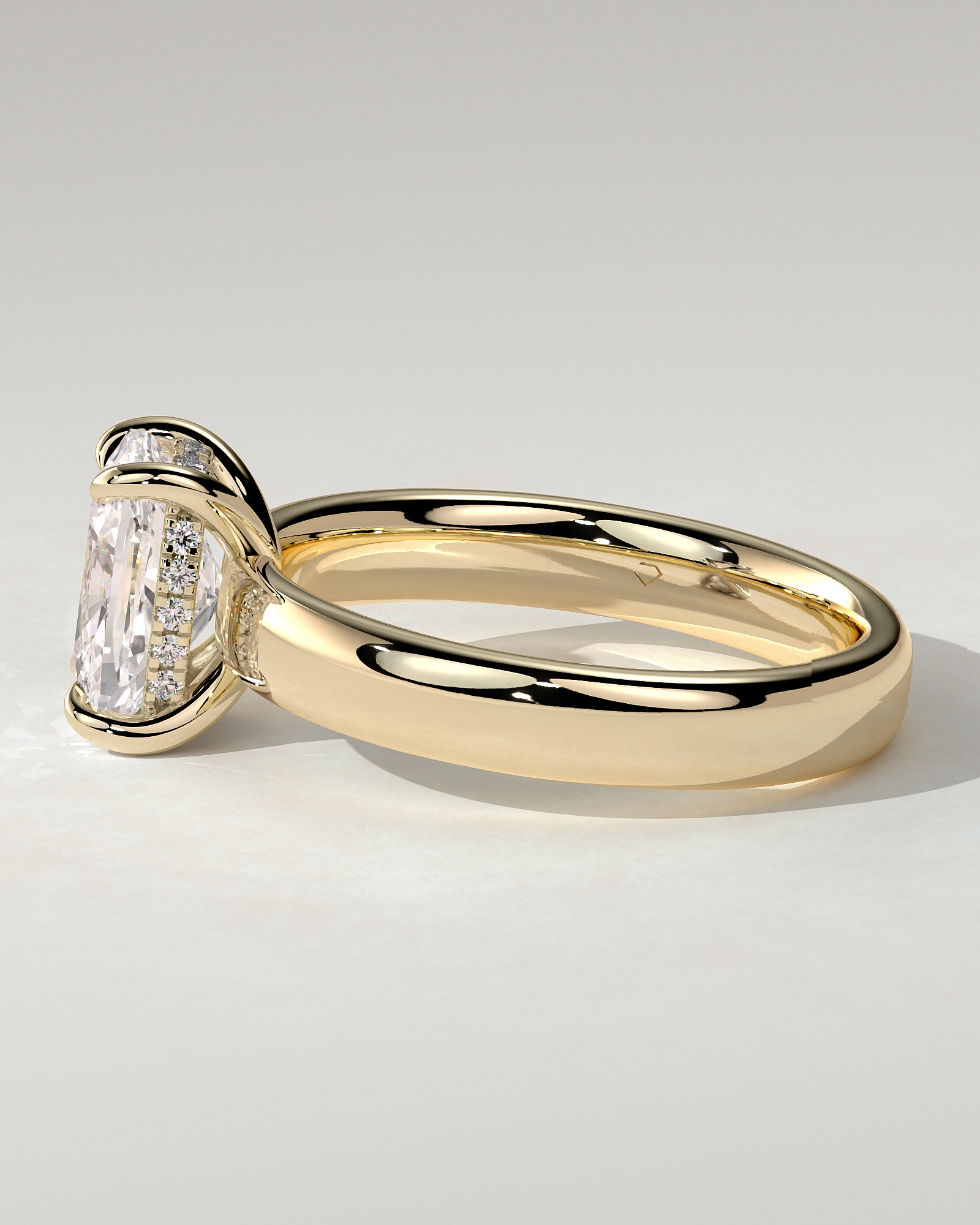Cora Solitaire Cushion Ring