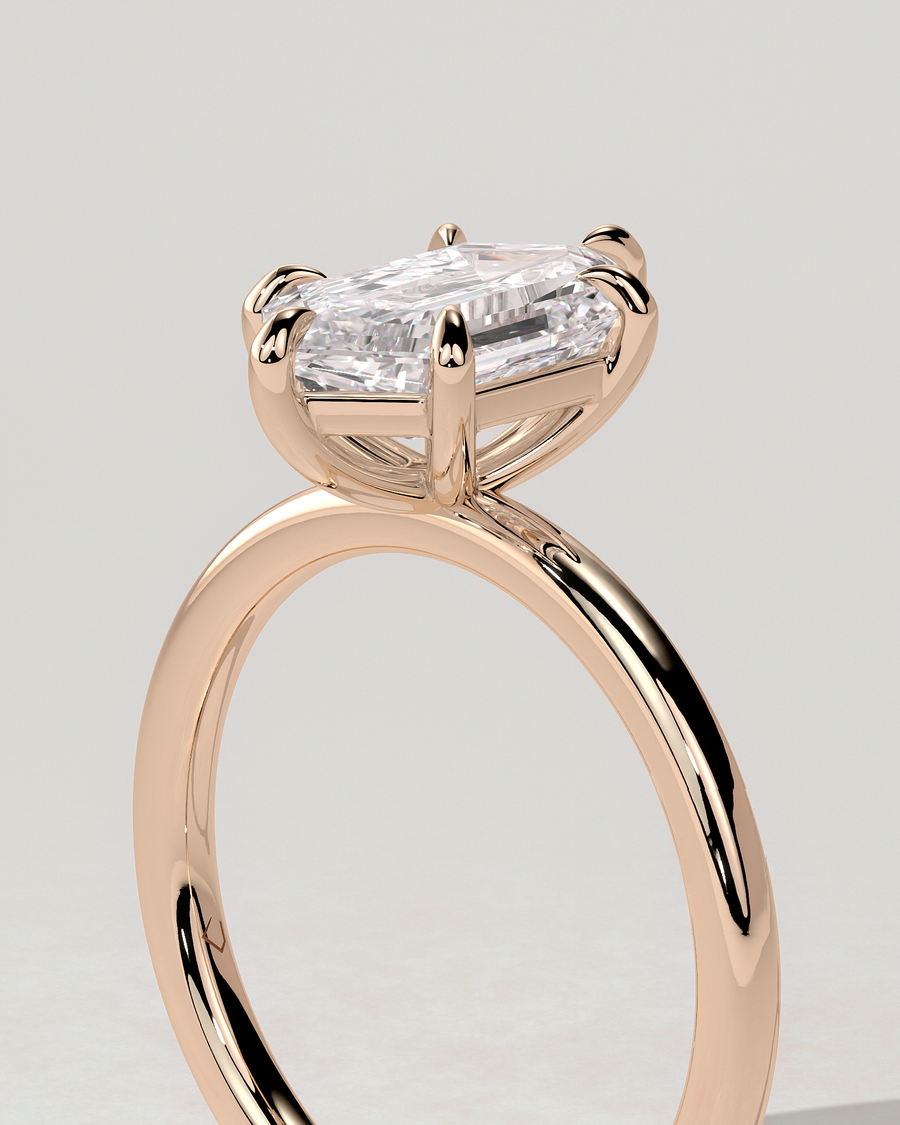 Cynthia Solitaire Round Ring