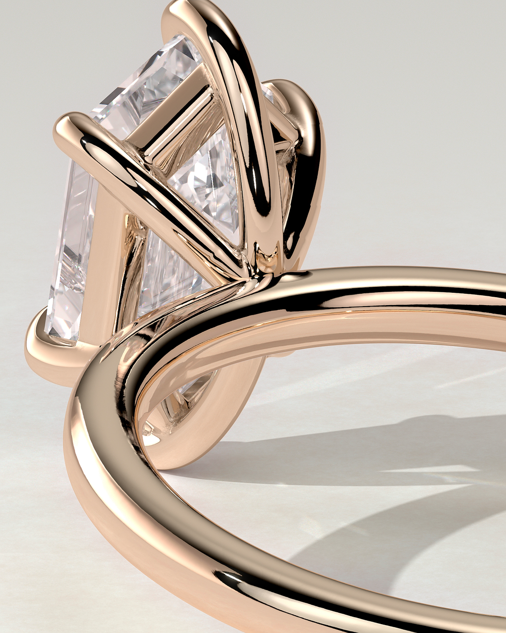 Cynthia Solitaire Round Ring