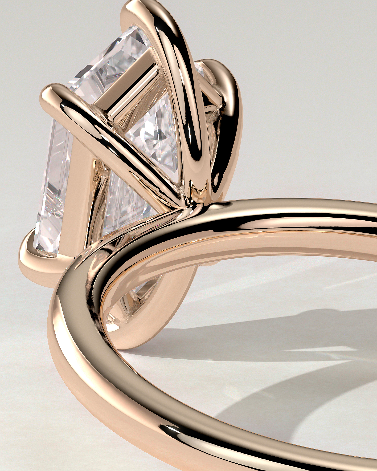 Cynthia Solitaire Round Ring