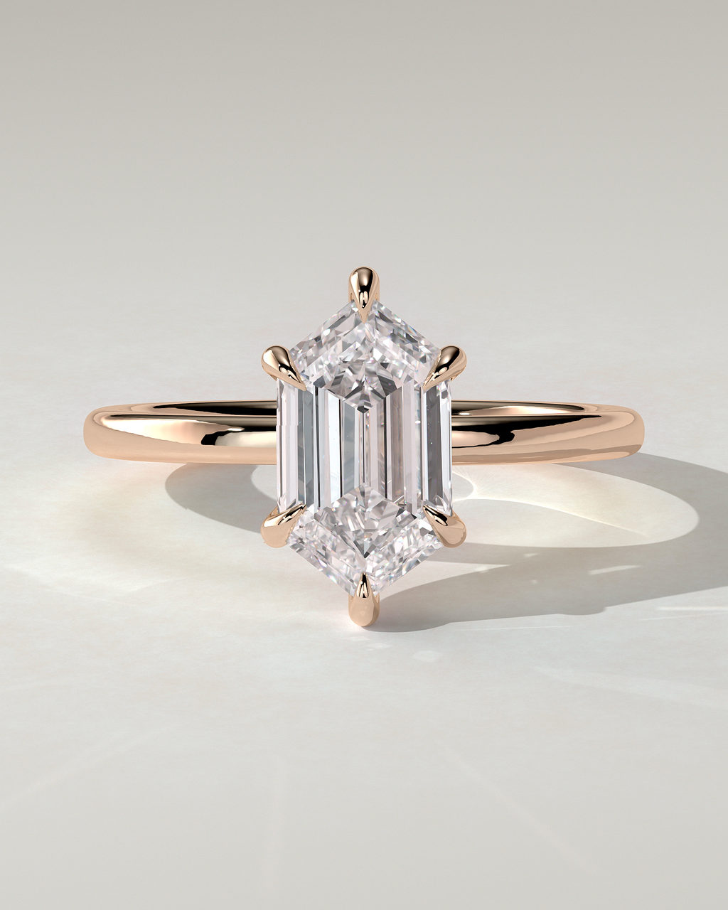 Cynthia Solitaire Round Ring