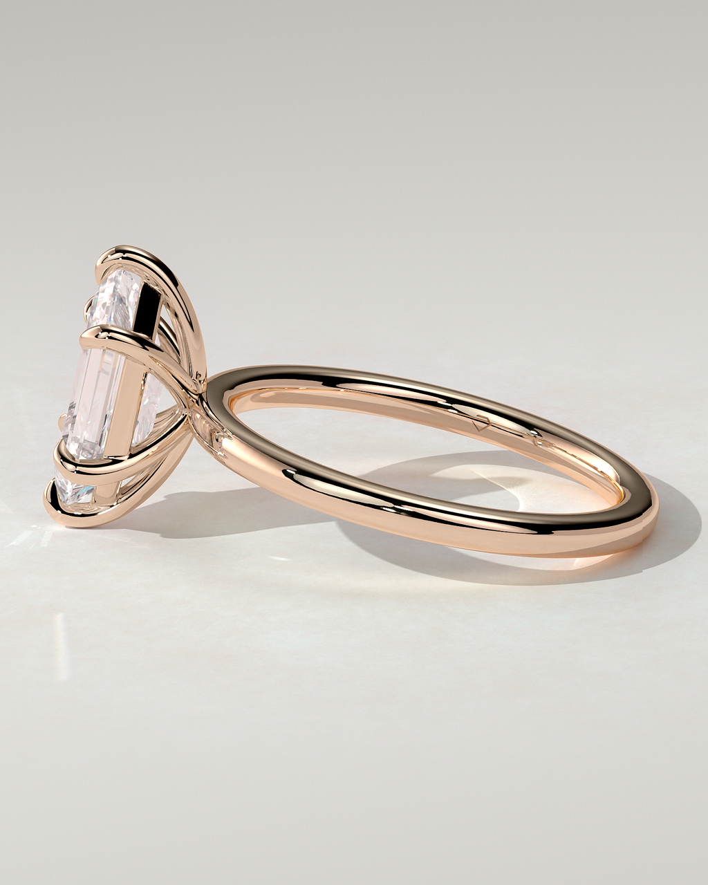 Cynthia Solitaire Round Ring