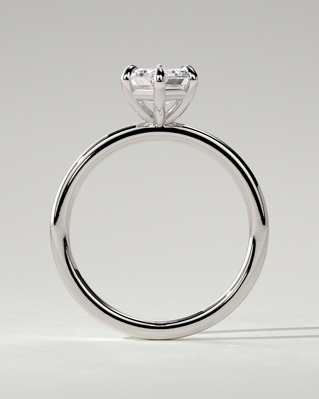Cynthia Solitaire Round Ring