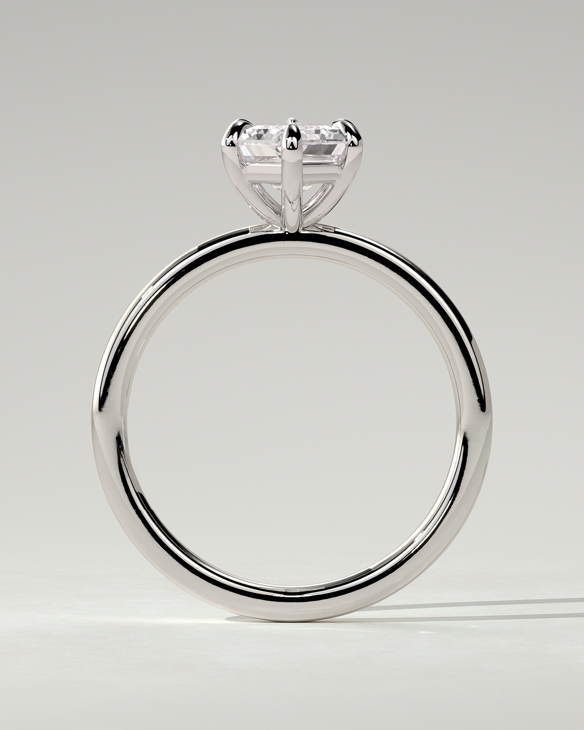 Cynthia Solitaire Round Ring
