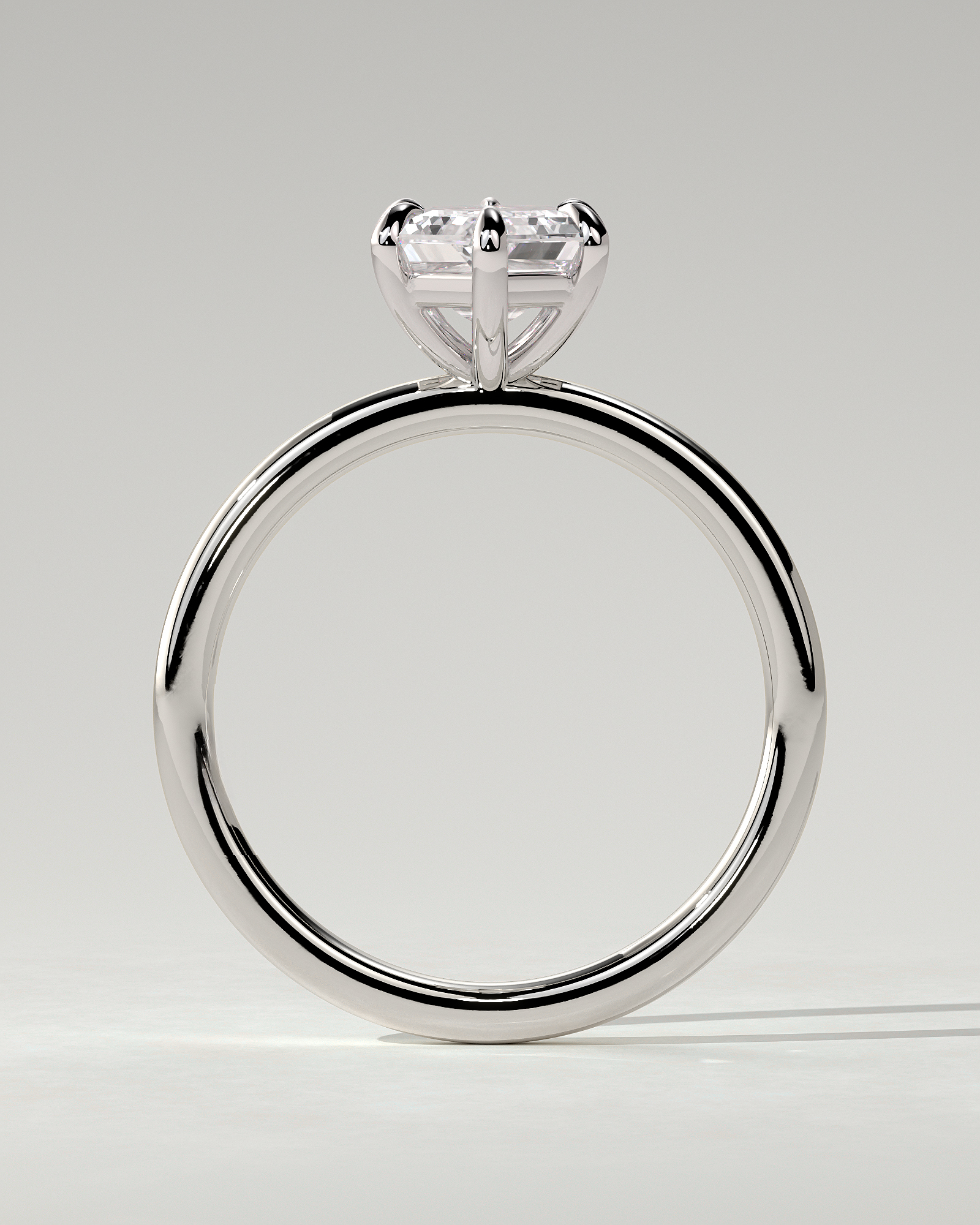 Cynthia Solitaire Round Ring