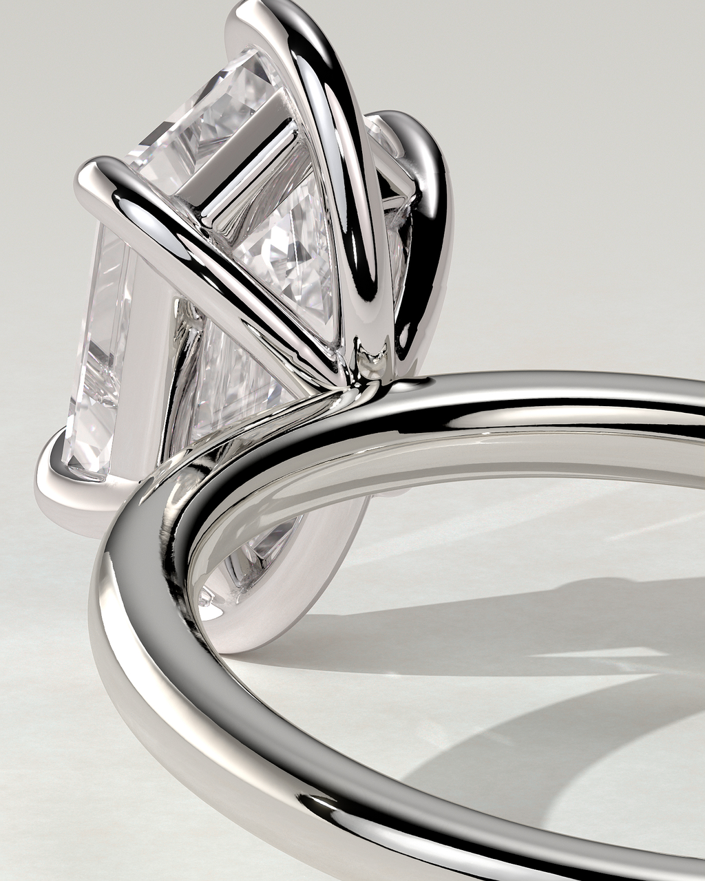 Cynthia Solitaire Round Ring