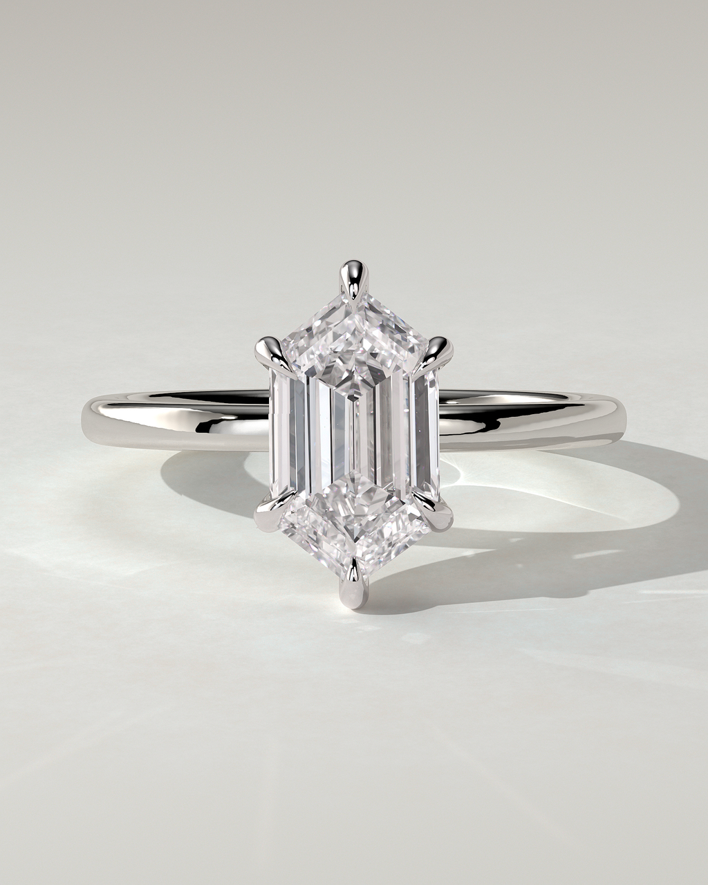 Cynthia Solitaire Round Ring