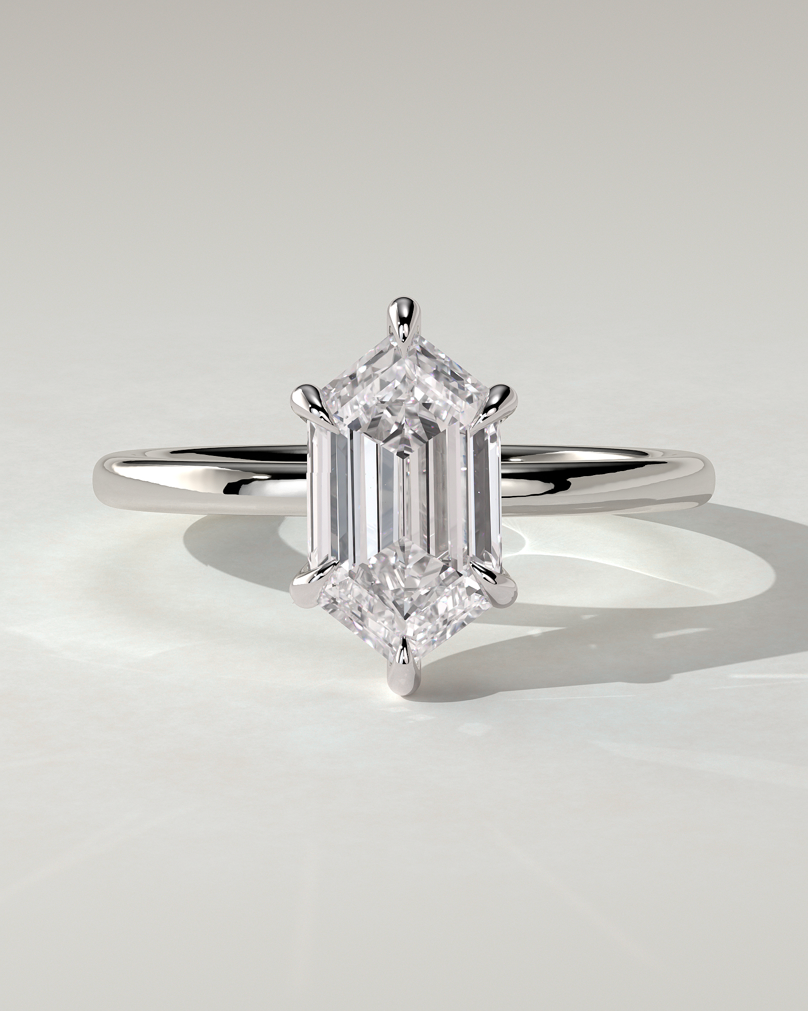 Cynthia Solitaire Round Ring