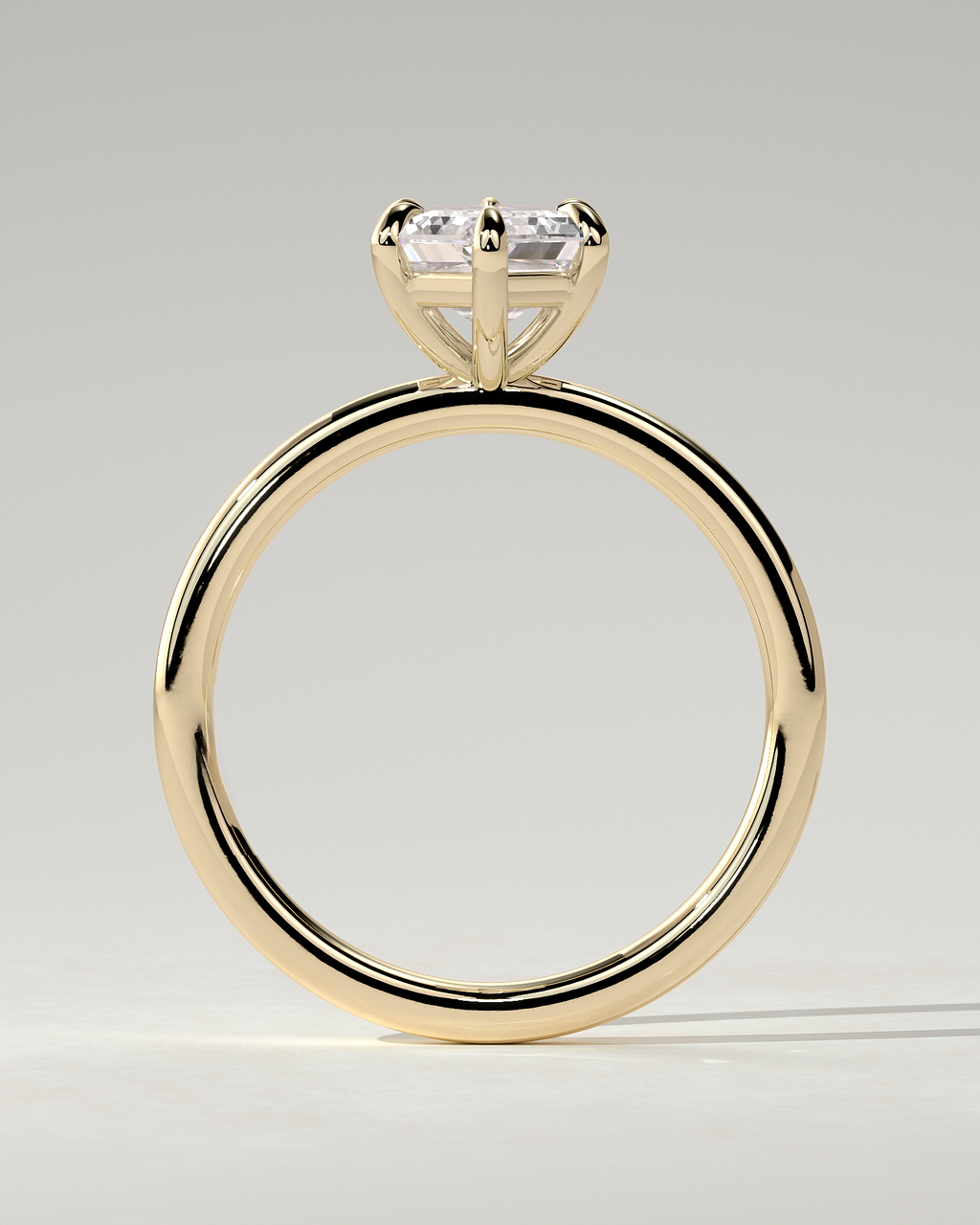 Cynthia Solitaire Round Ring