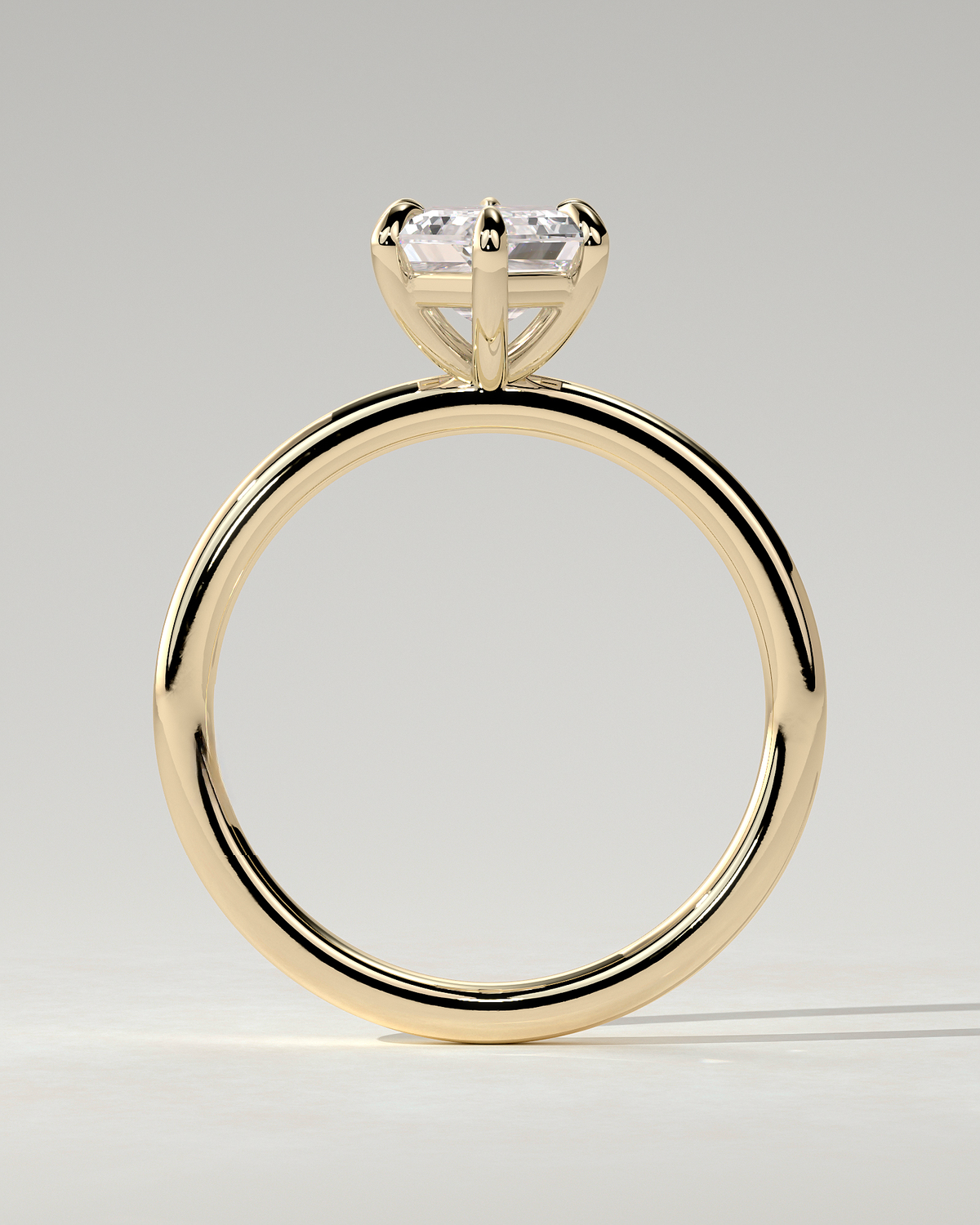 Cynthia Solitaire Round Ring