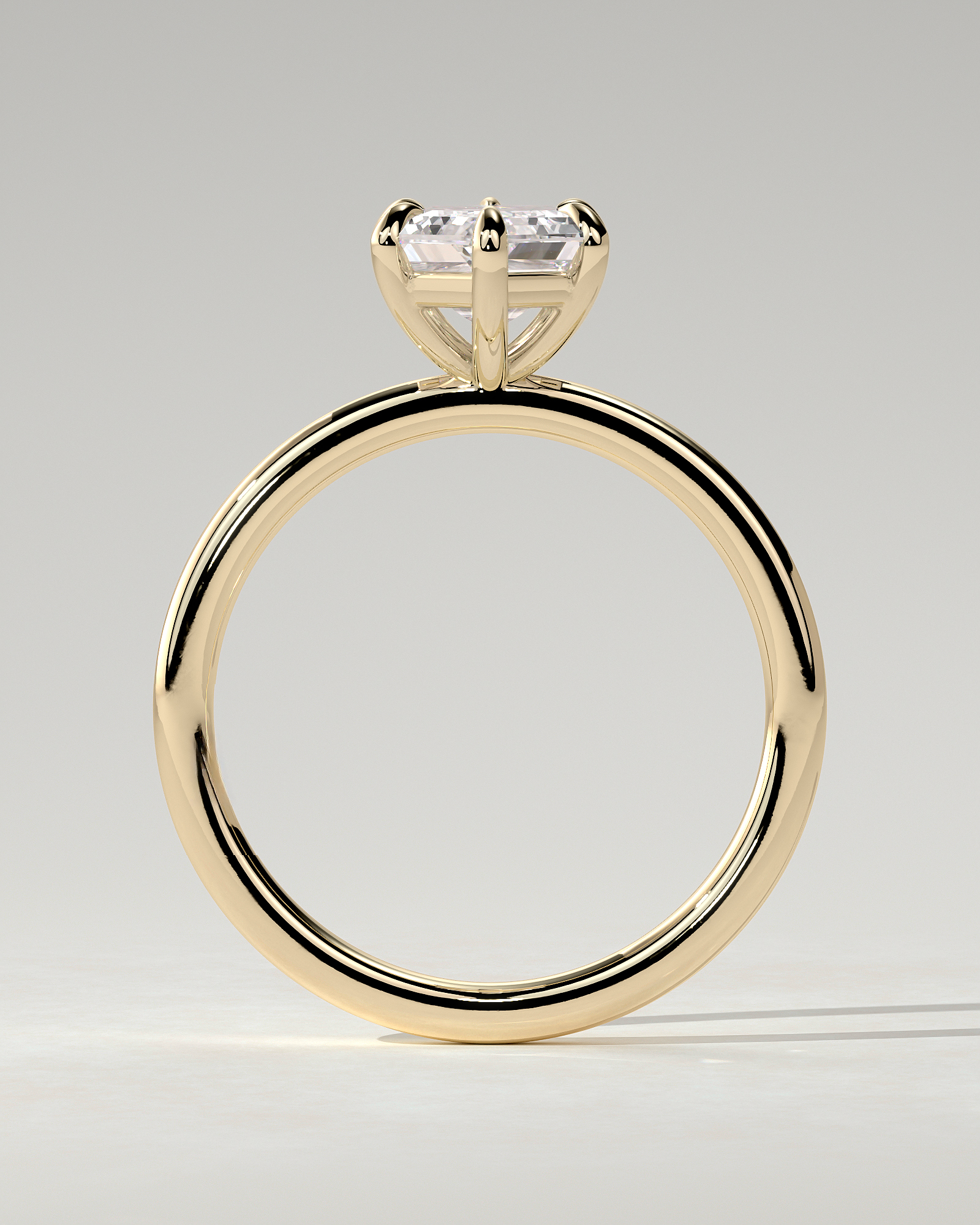 Cynthia Solitaire Round Ring