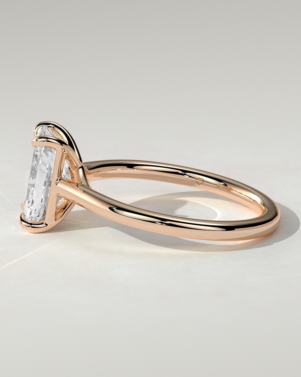 Dakota Solitaire Radiant Ring