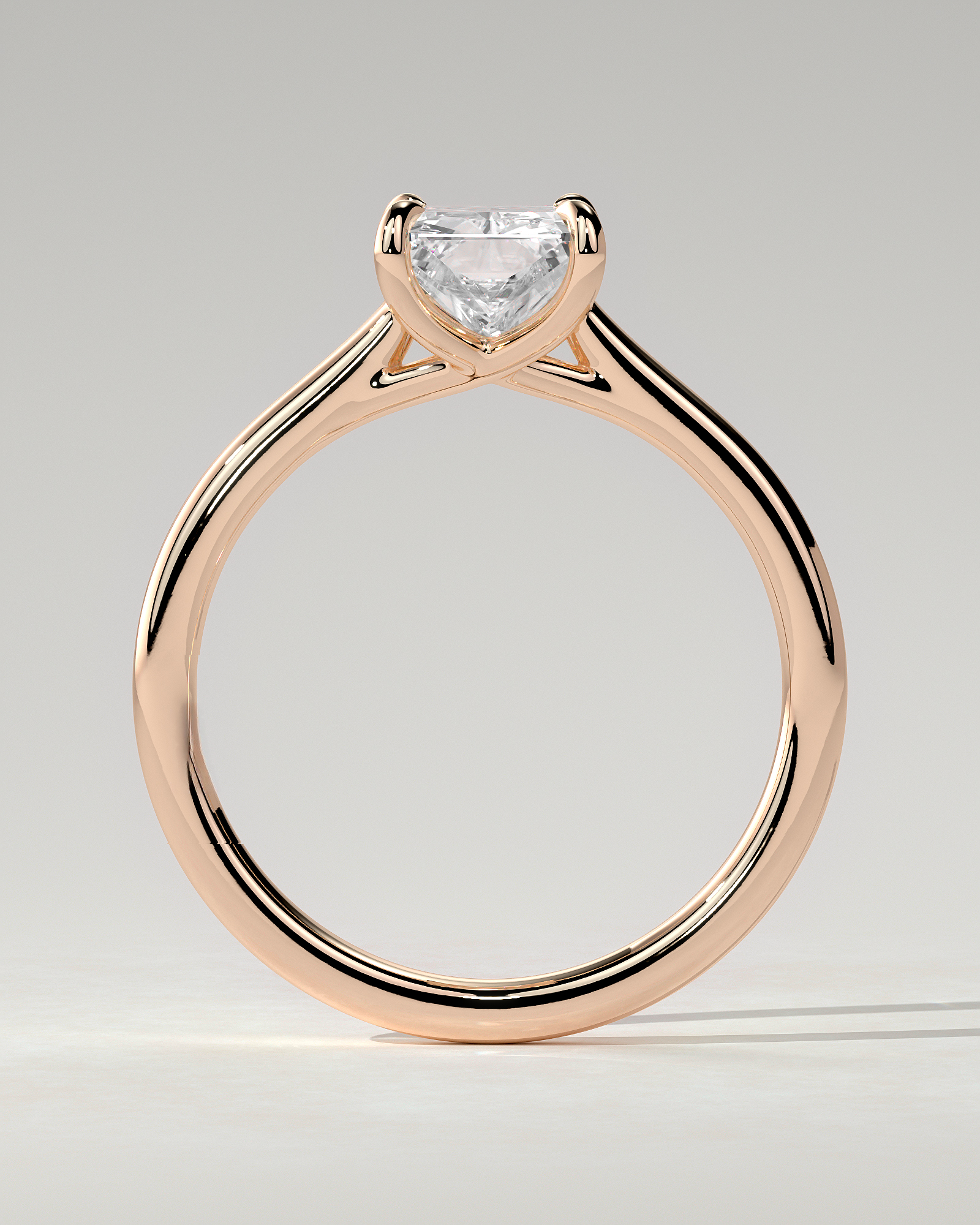 Dakota Solitaire Radiant Ring