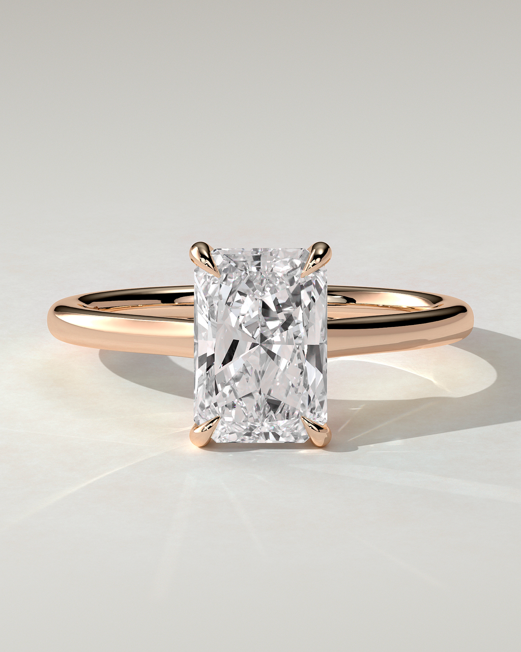 Dakota Solitaire Radiant Ring