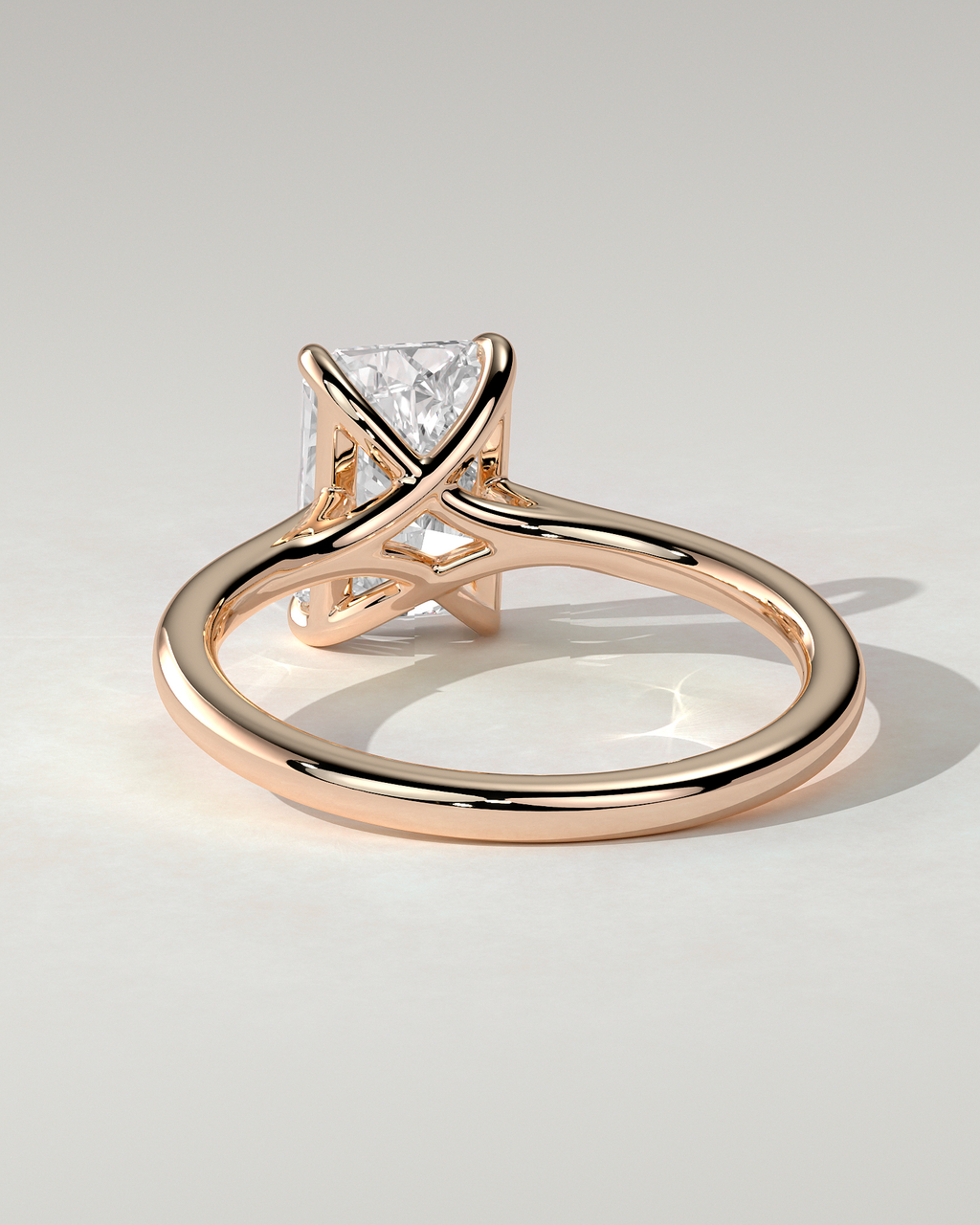 Dakota Solitaire Radiant Ring