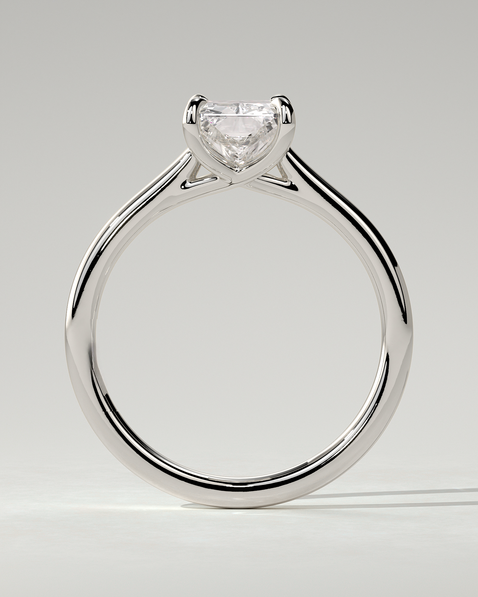 Dakota Solitaire Radiant Ring