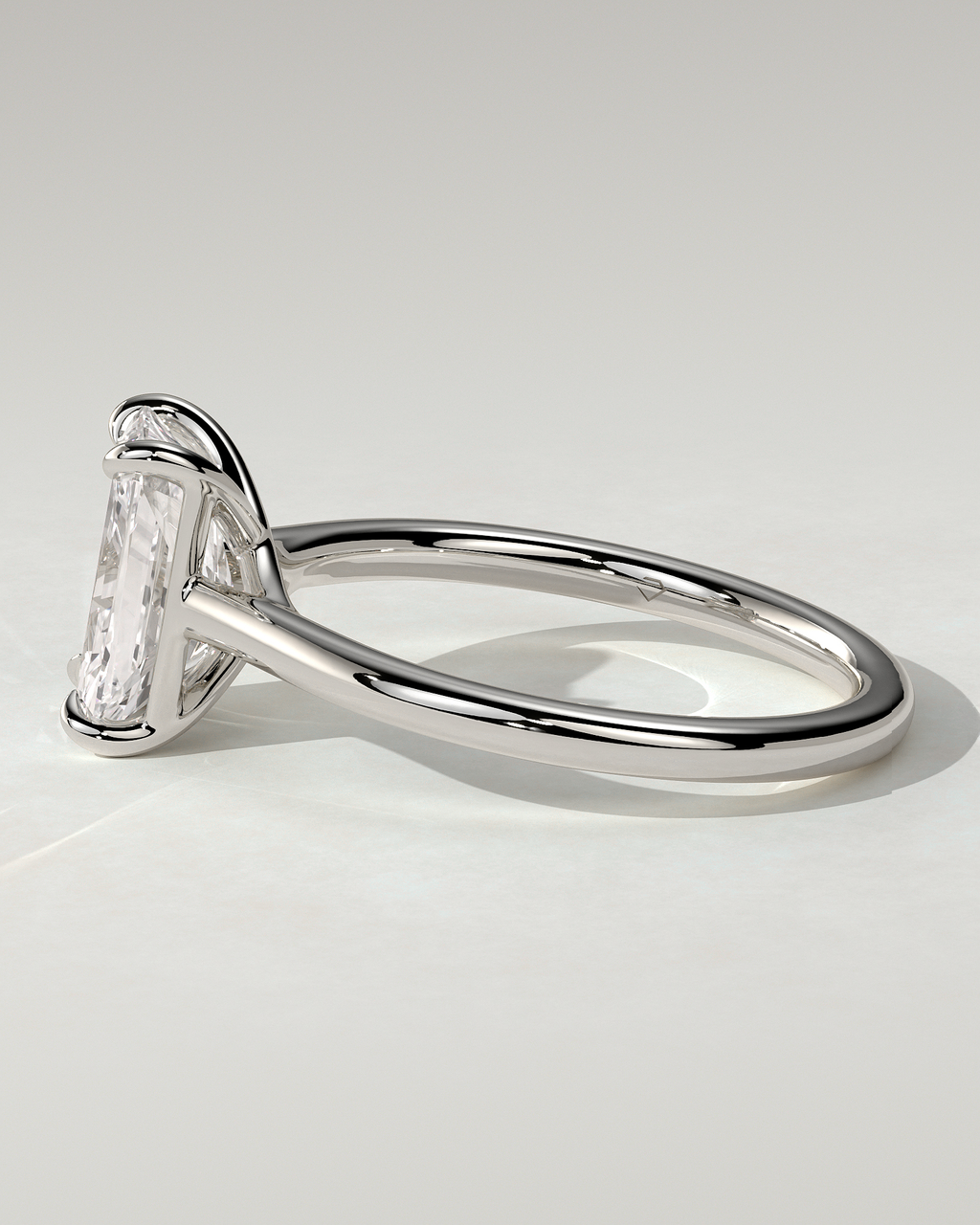 Dakota Solitaire Radiant Ring