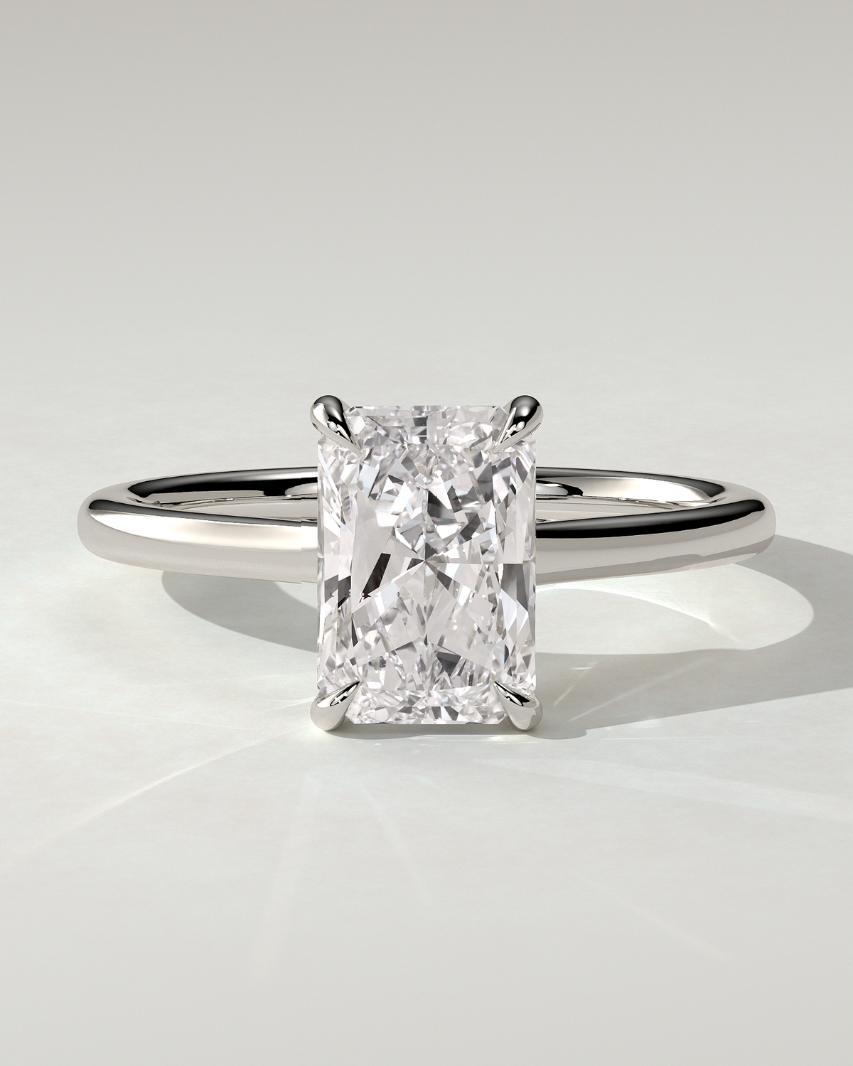 Dakota Solitaire Radiant Ring