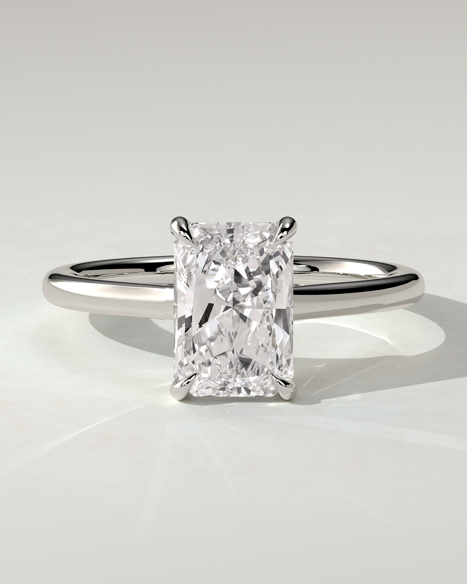 Dakota Solitaire Radiant Ring